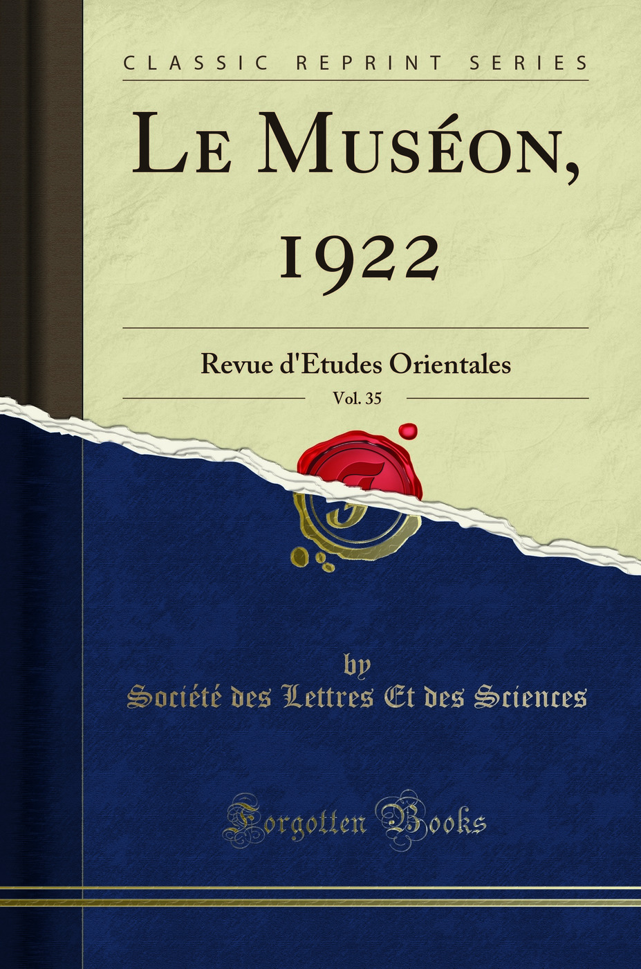 Le Muséon, 1922, Vol. 35: Revue d'Études Orientales (Classic Reprint)