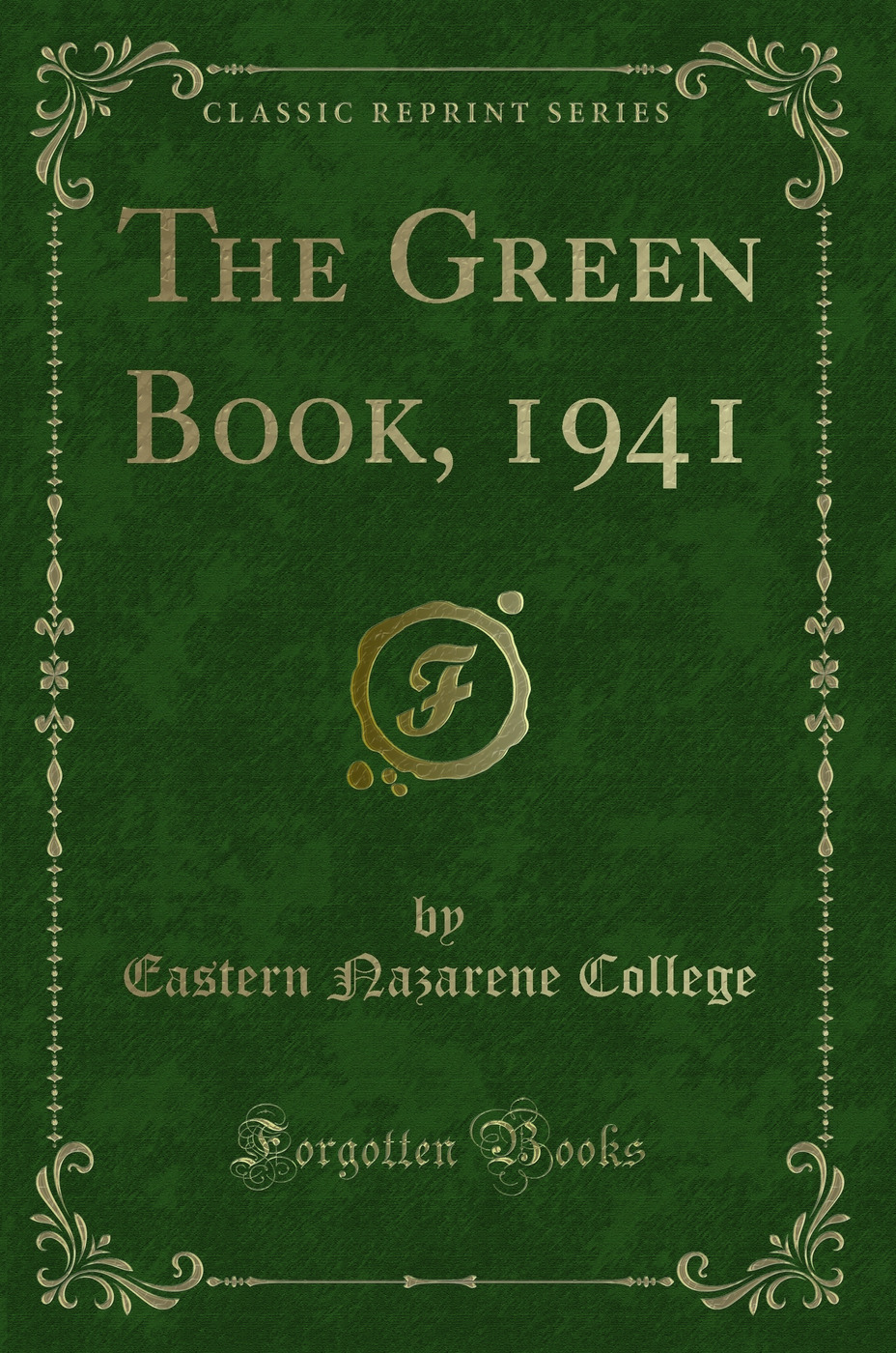 The Green Book, 1941 (Classic Reprint)