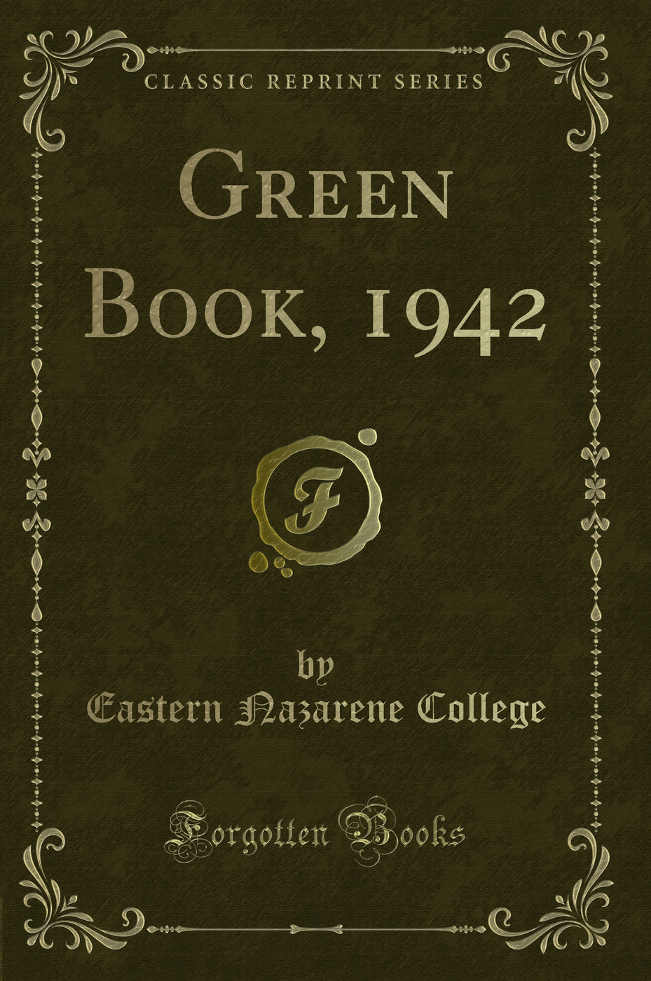 Green Book, 1942 (Classic Reprint)