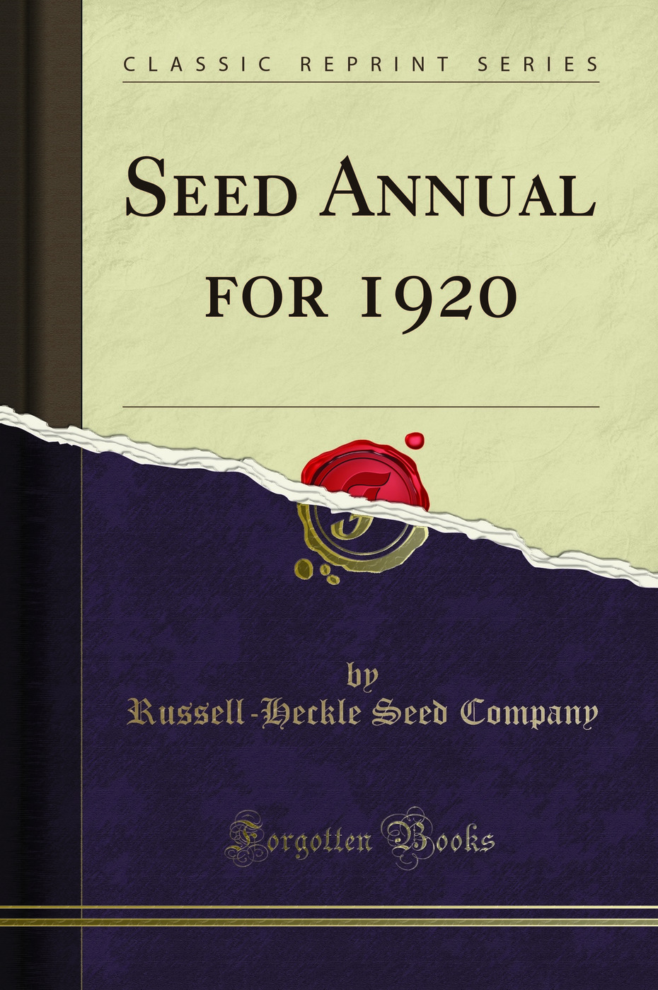 Seed Annual for 1920 (Classic Reprint)