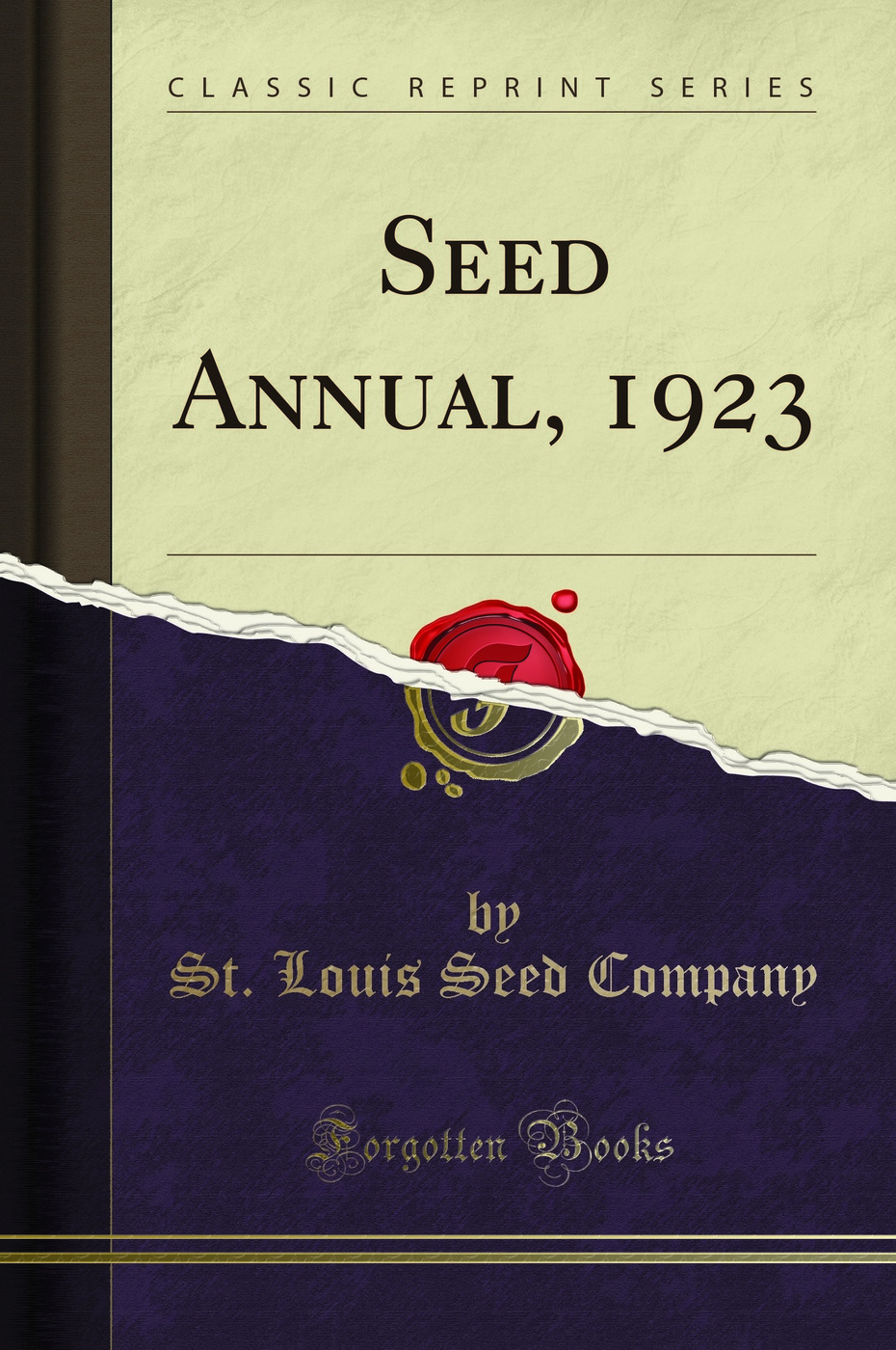 Seed Annual, 1923 (Classic Reprint)
