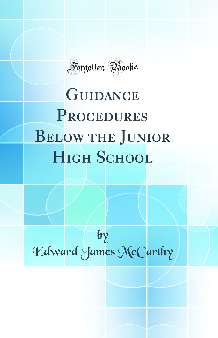 Guidance Procedures Below the Junior High School (Classic Reprint)