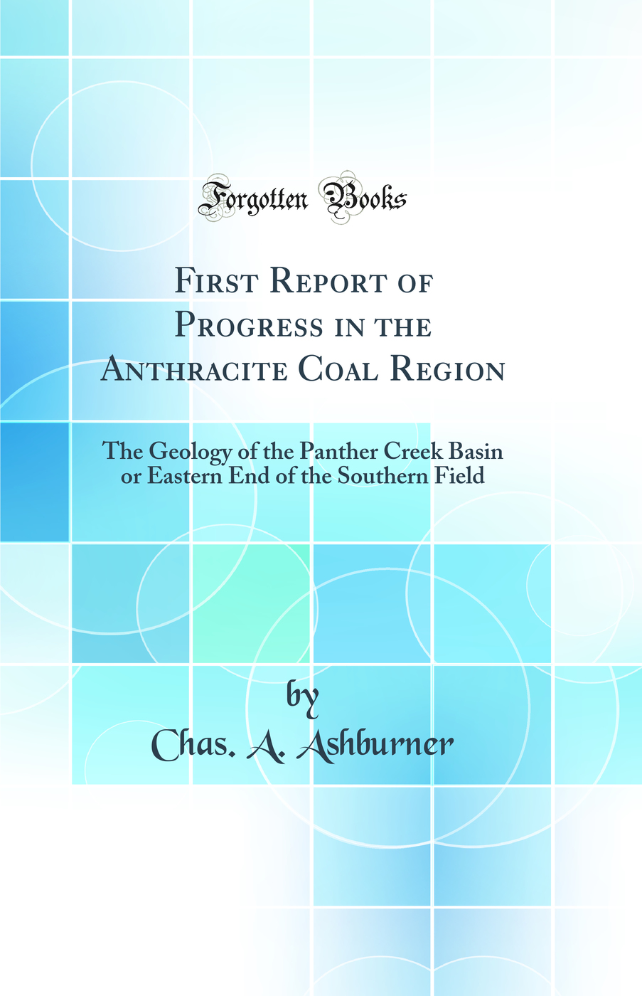 First Report of Progress in the Anthracite Coal Region: The Geology of the Panther Creek Basin or Eastern End of the Southern Field (Classic Reprint)