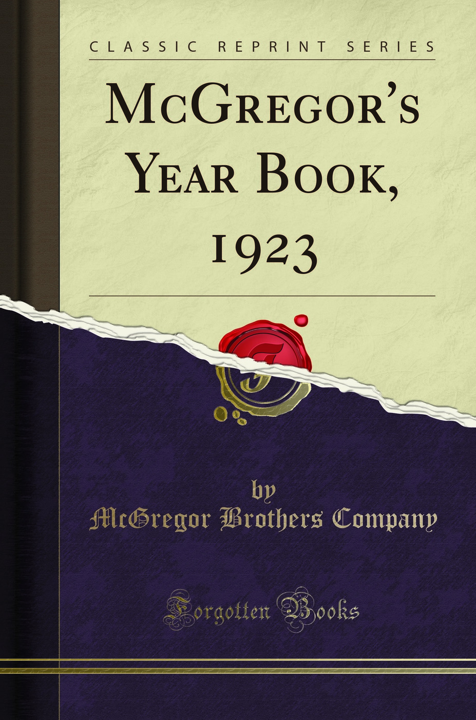 McGregor''s Year Book, 1923 (Classic Reprint)