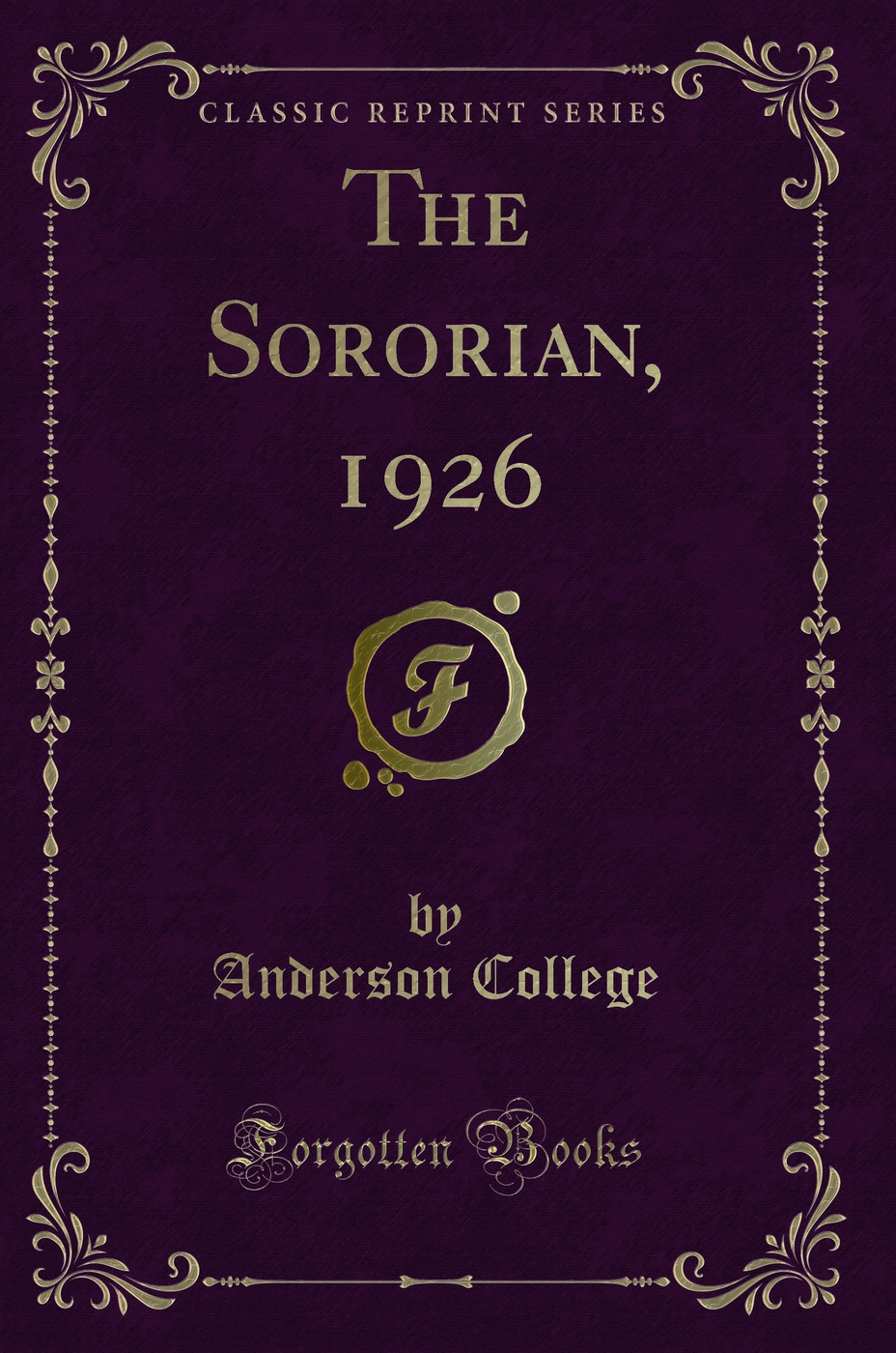 The Sororian, 1926 (Classic Reprint)