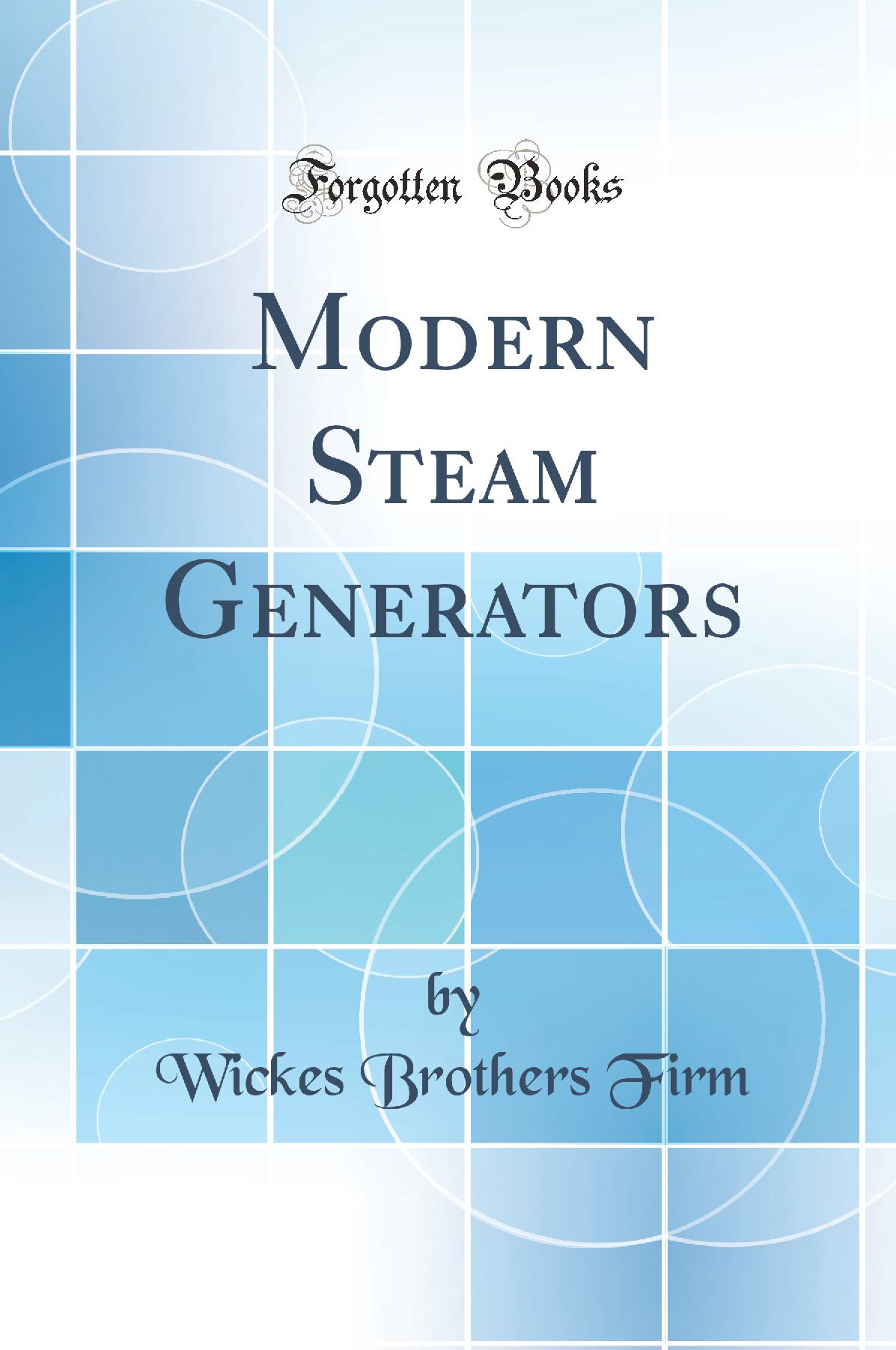 Modern Steam Generators (Classic Reprint)