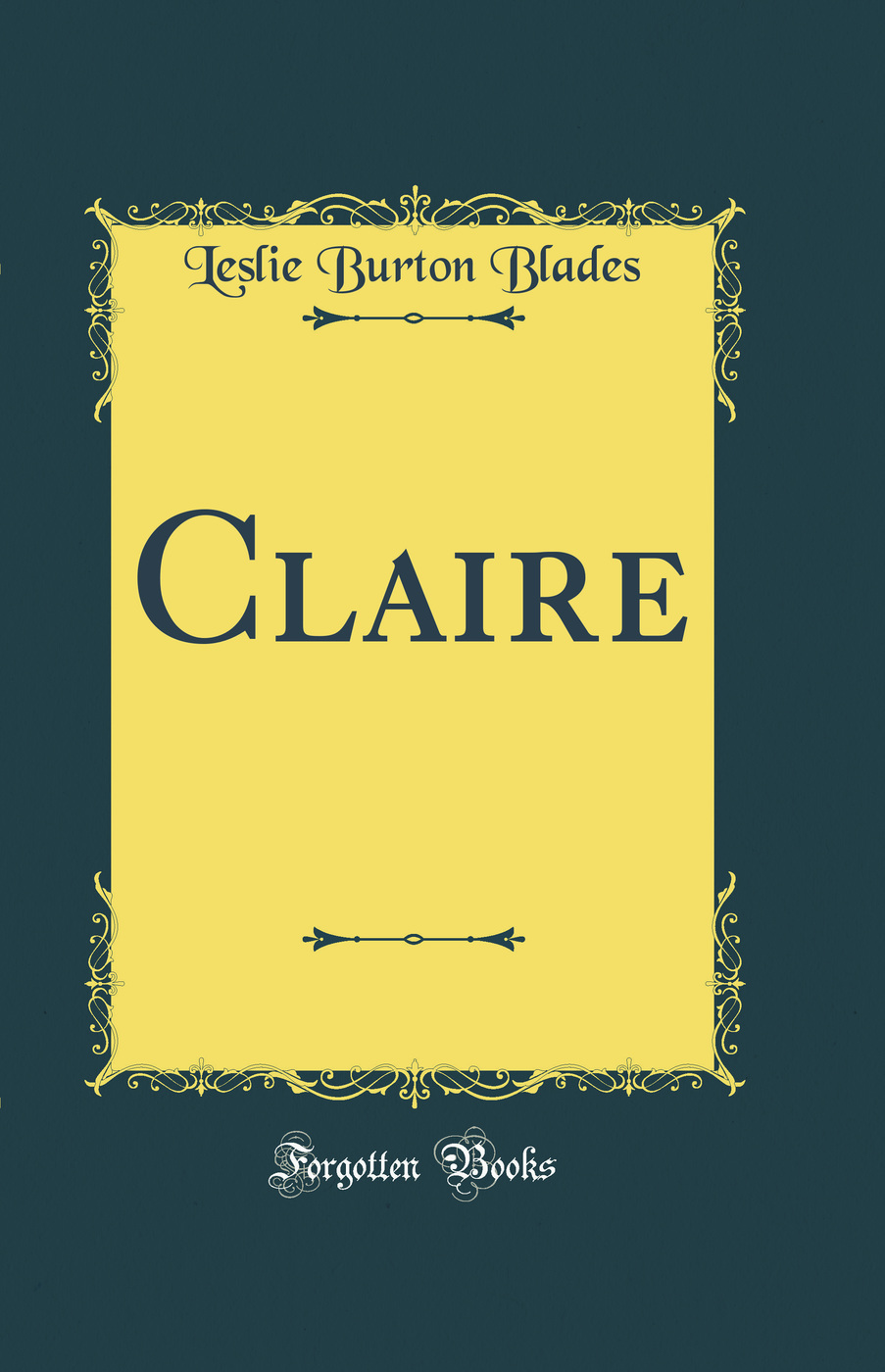 Claire (Classic Reprint)