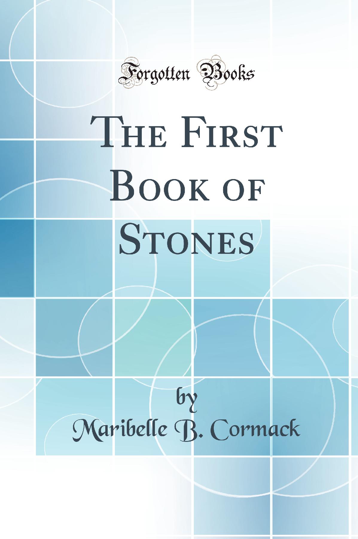 The First Book of Stones (Classic Reprint)