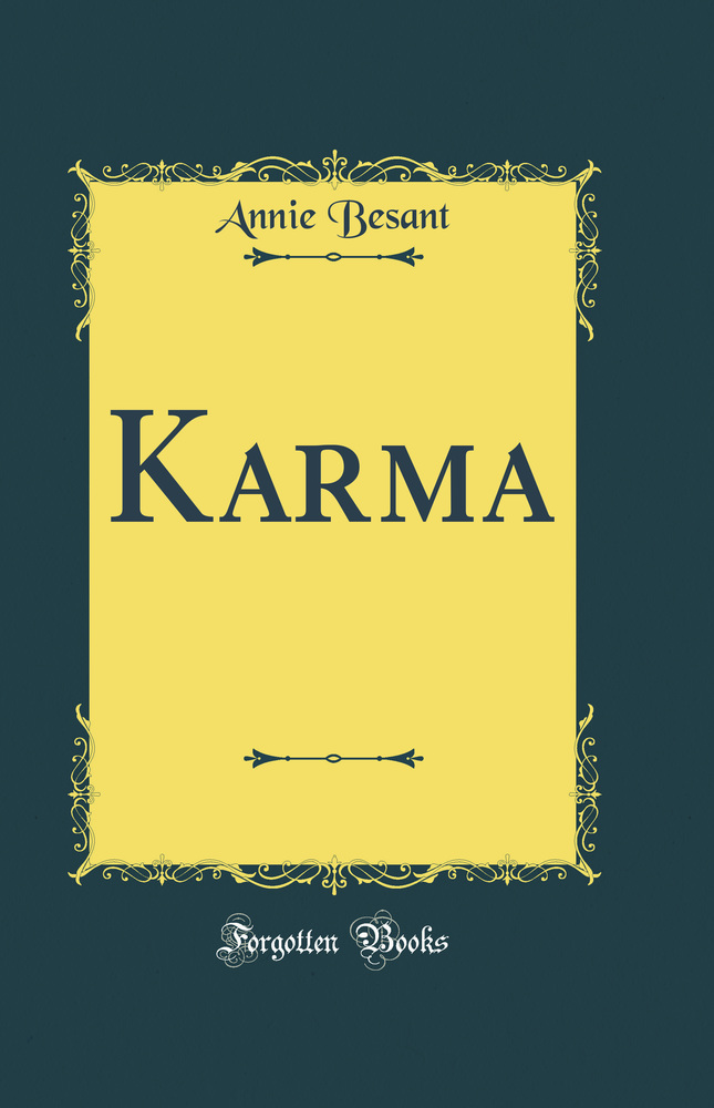Karma (Classic Reprint)