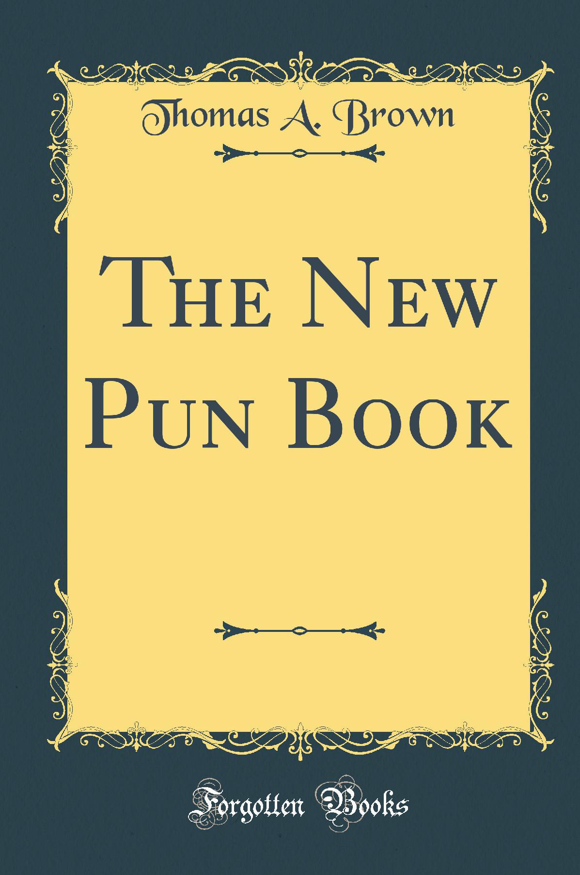 The New Pun Book (Classic Reprint)