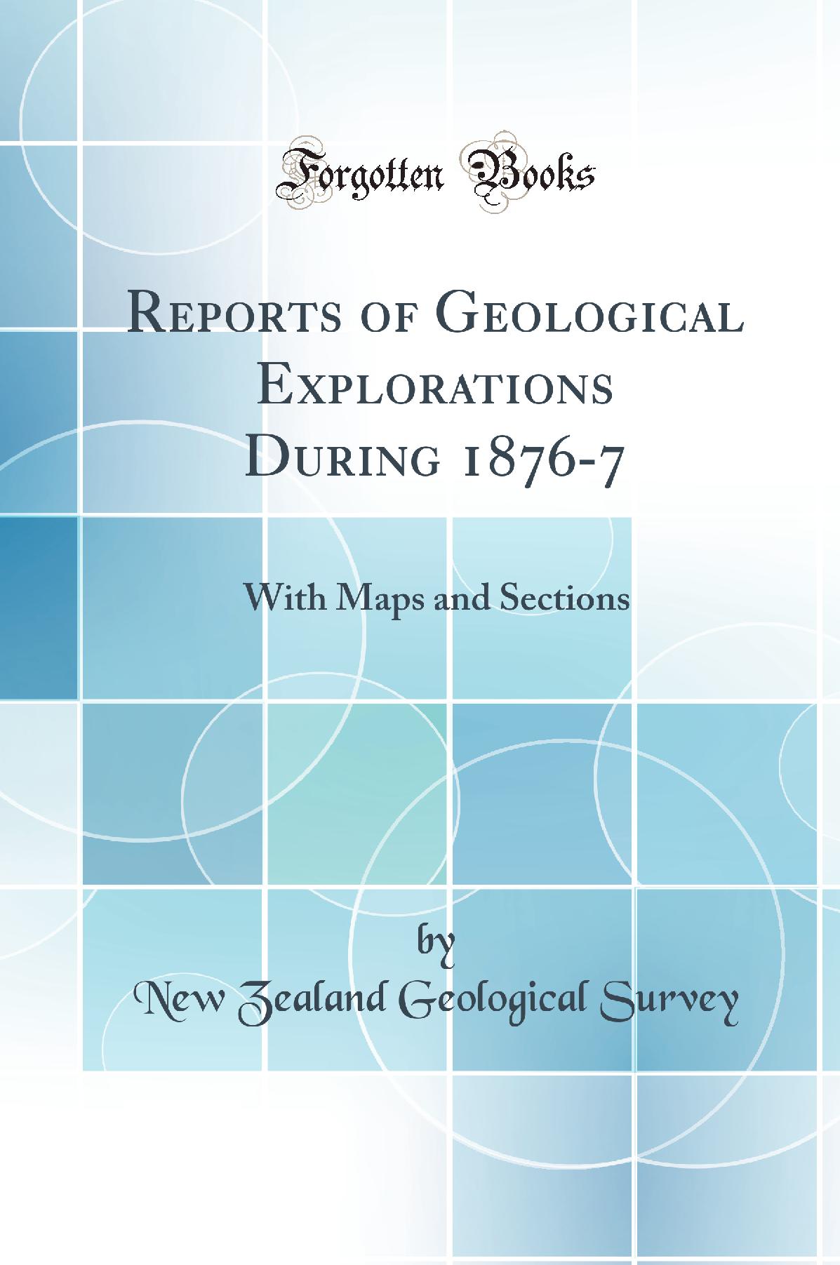 Reports of Geological Explorations During 1876-7: With Maps and Sections (Classic Reprint)
