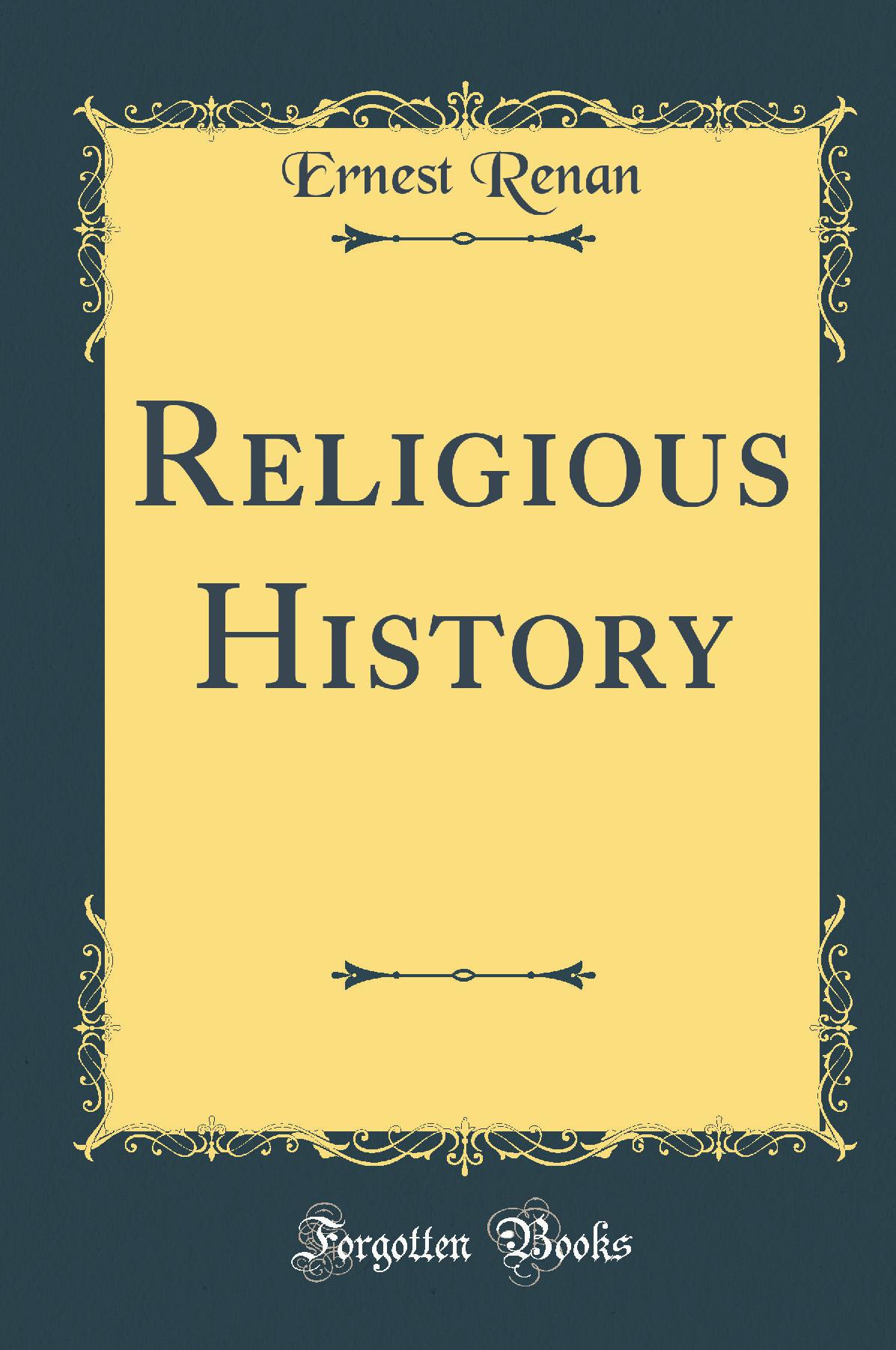 Religious History (Classic Reprint)
