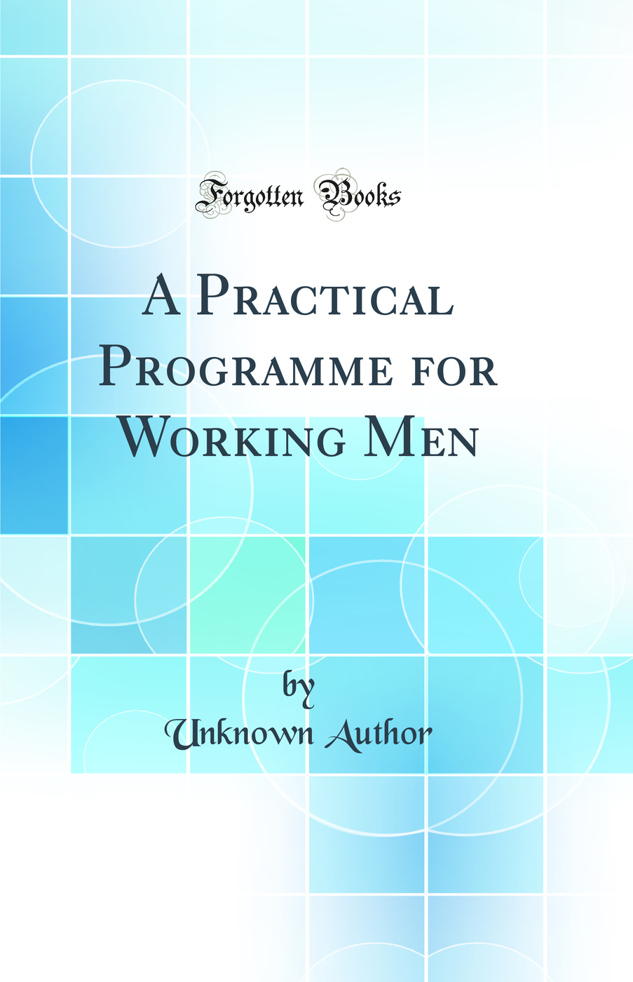 A Practical Programme for Working Men (Classic Reprint)
