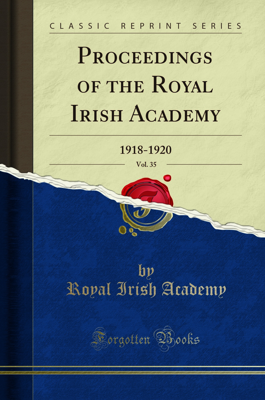 Proceedings of the Royal Irish Academy, Vol. 35: 1918-1920 (Classic Reprint)