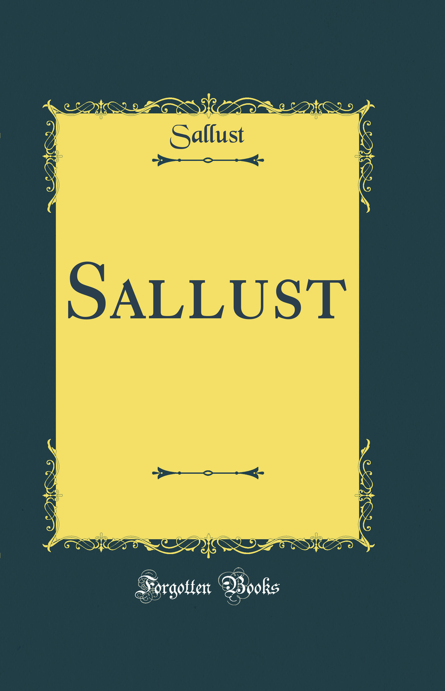 Sallust (Classic Reprint)