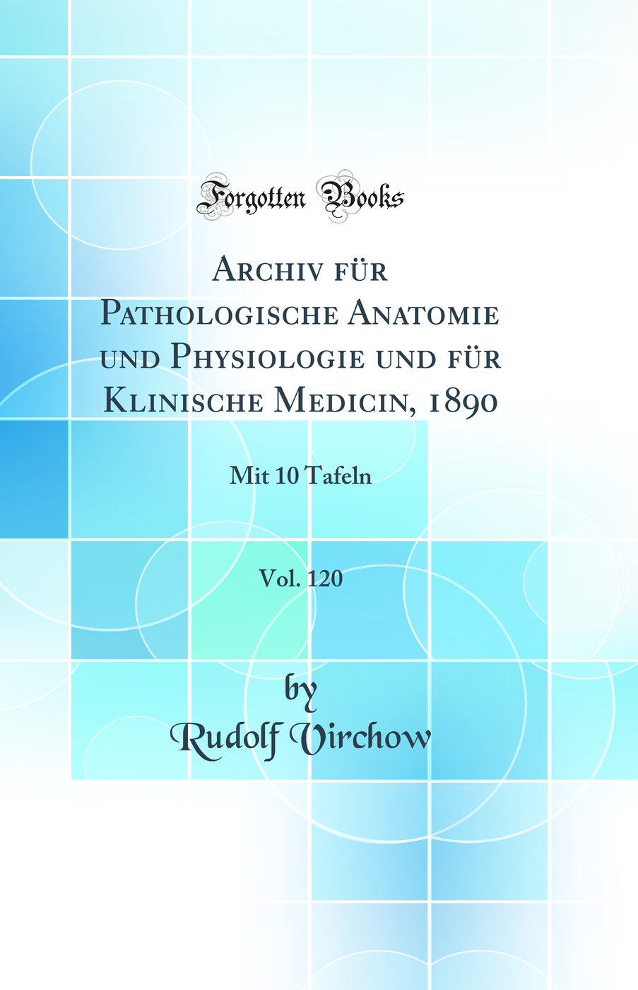 Archiv für Pathologische Anatomie und Physiologie und für Klinische Medicin, 1890, Vol. 120: Mit 10 Tafeln (Classic Reprint)