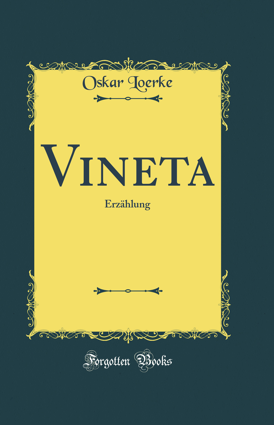 Vineta: Erzählung (Classic Reprint)