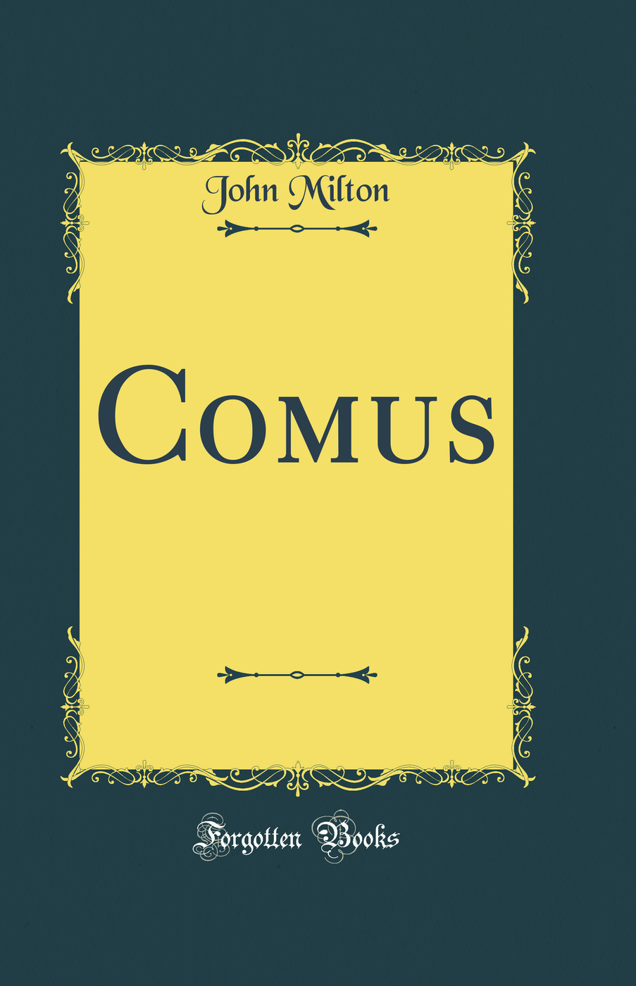 Comus (Classic Reprint)