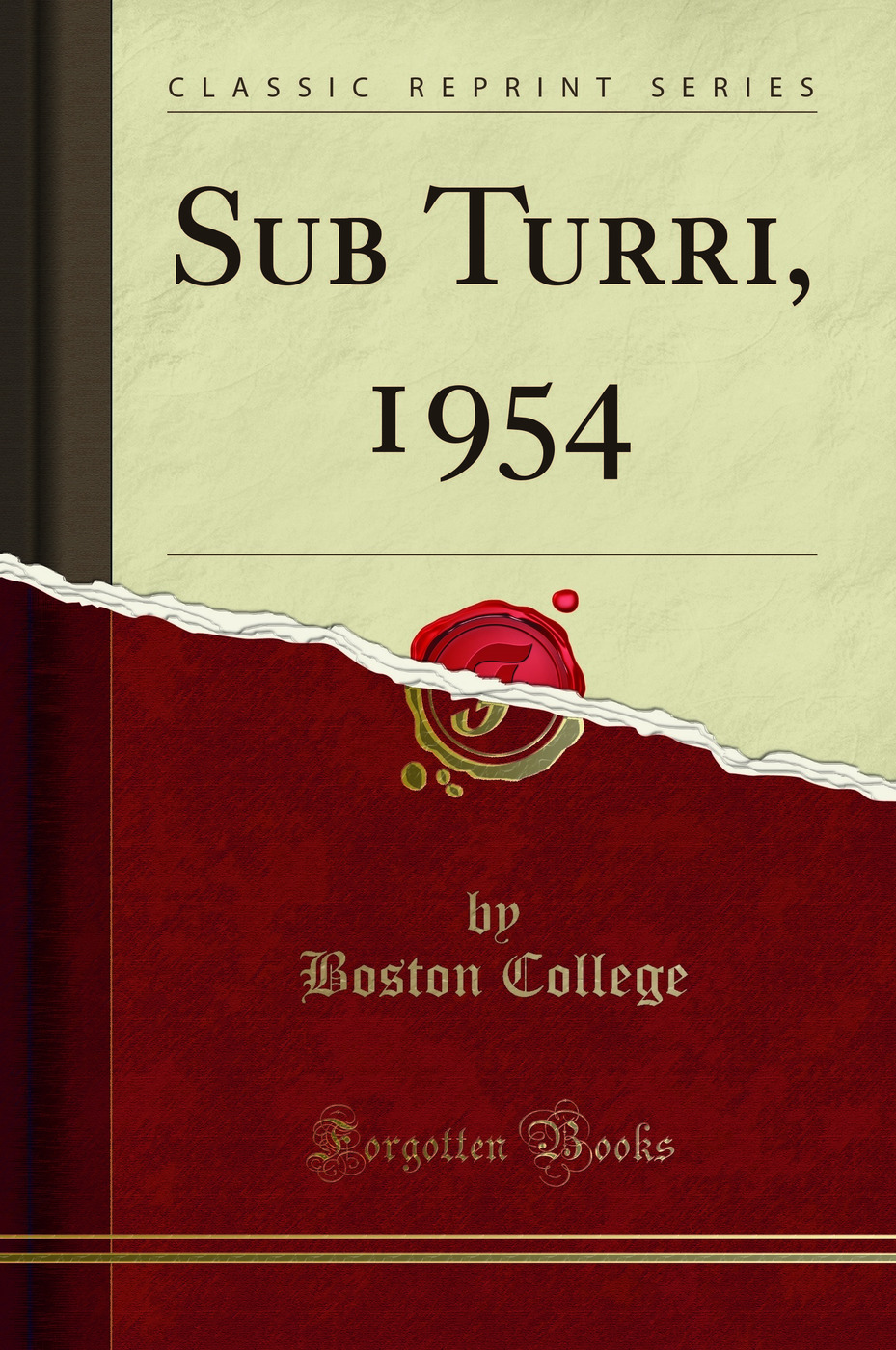 Sub Turri, 1954 (Classic Reprint)