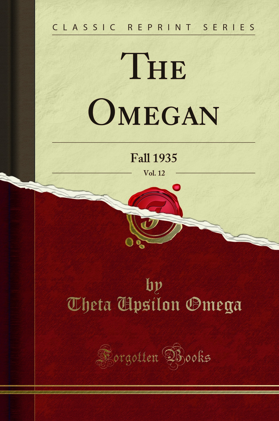 The Omegan, Vol. 12: Fall 1935 (Classic Reprint)