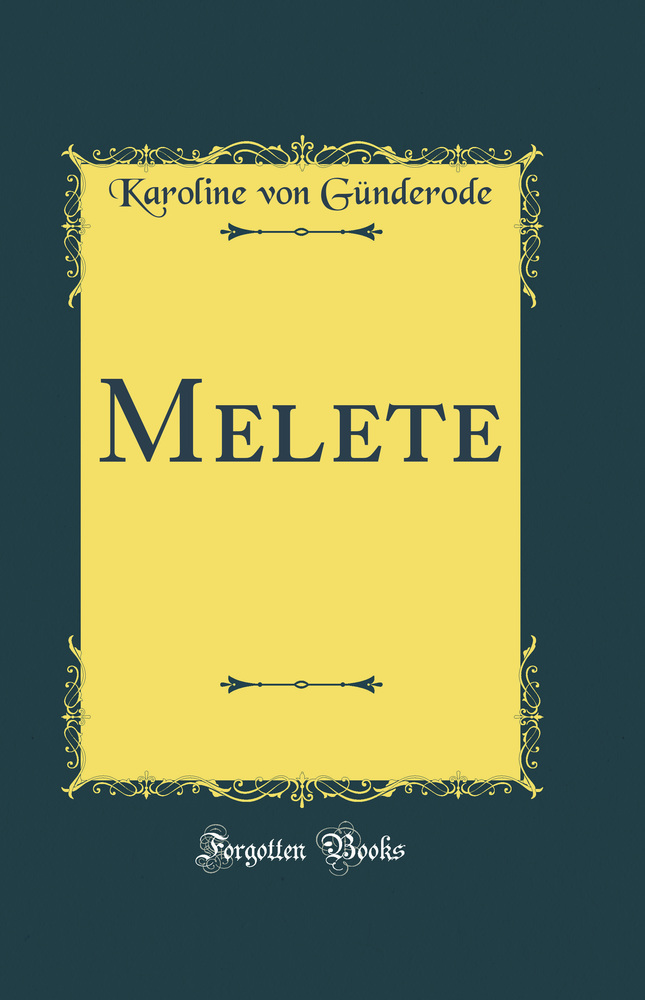 Melete (Classic Reprint)