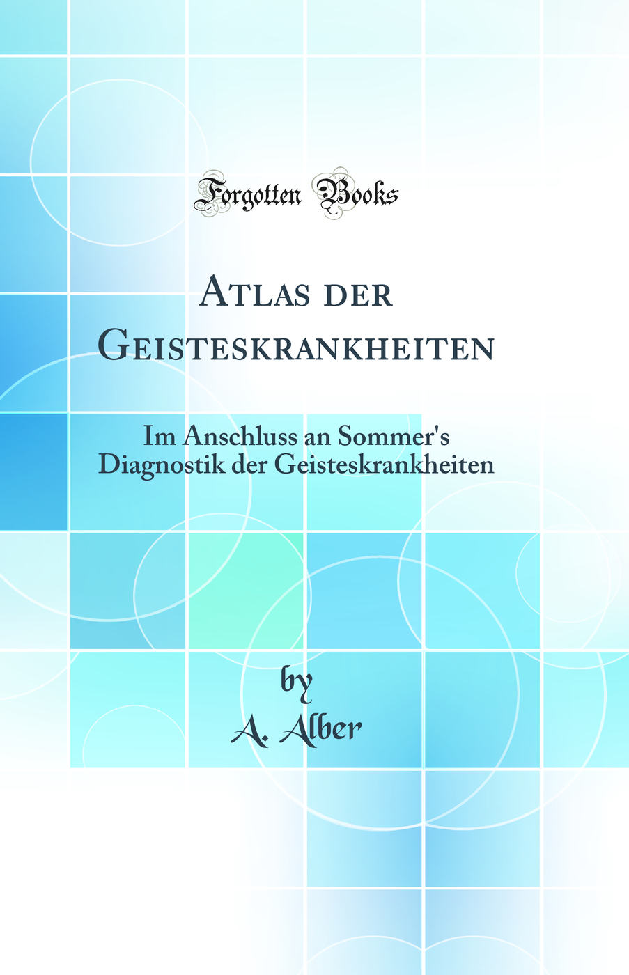 Atlas der Geisteskrankheiten: Im Anschluss an Sommer's Diagnostik der Geisteskrankheiten (Classic Reprint)