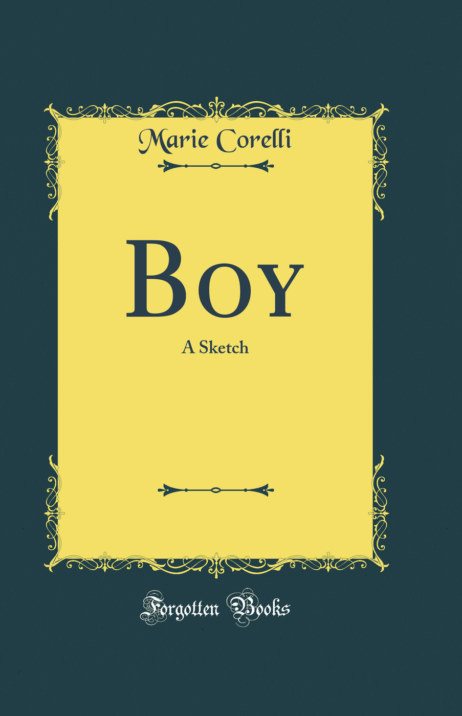 Boy: A Sketch (Classic Reprint)