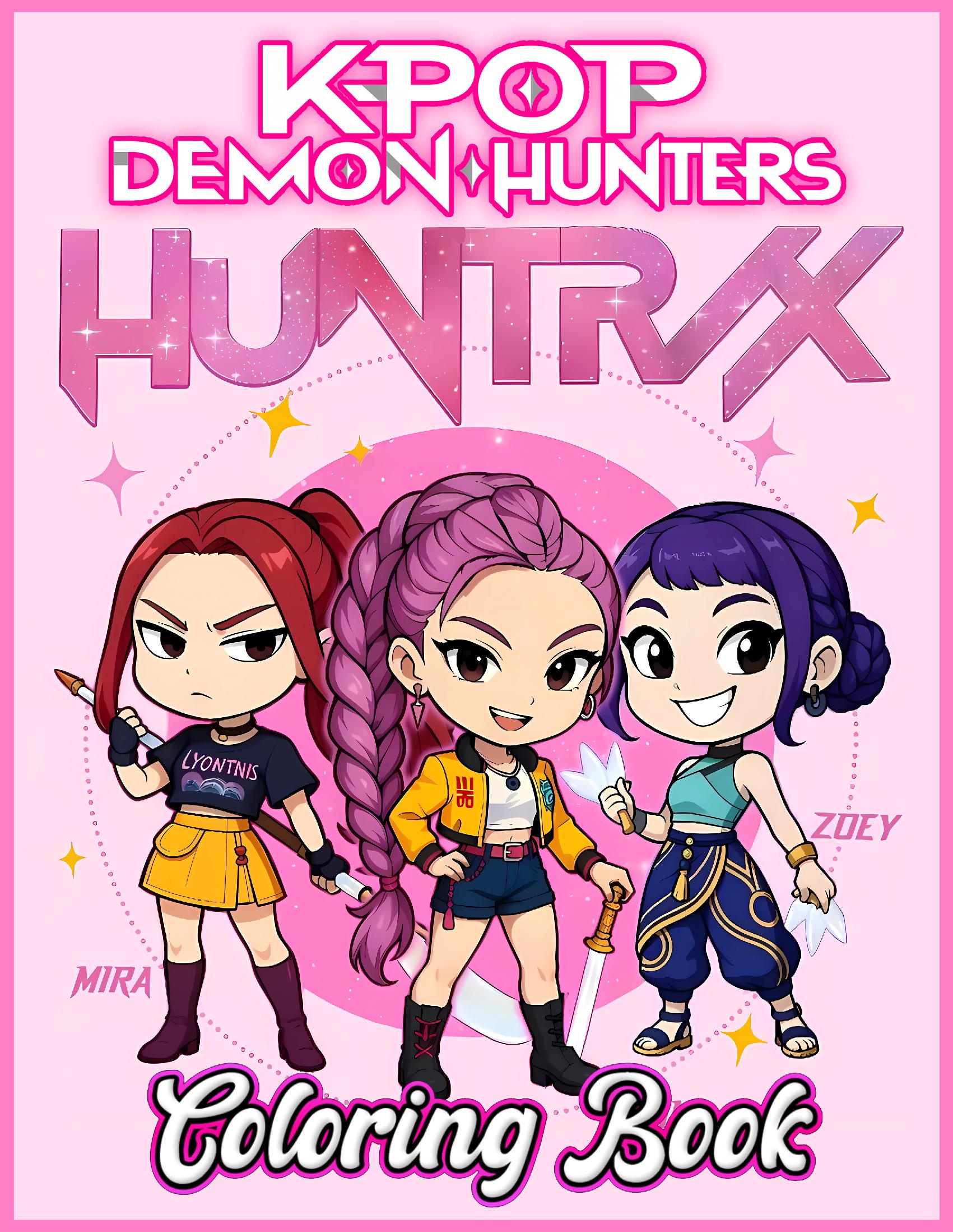 K-Pop Demon Hunters Coloring Book