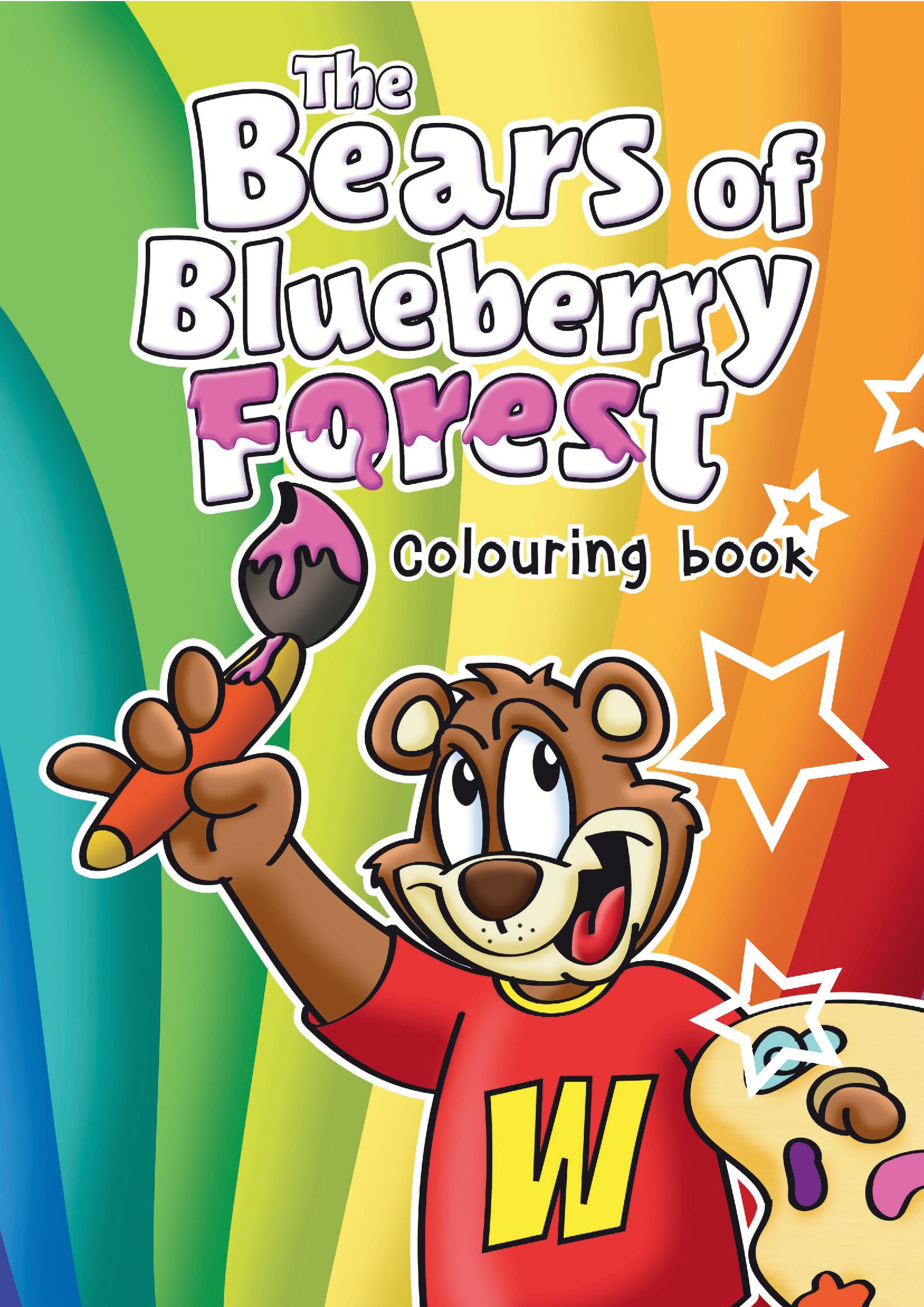 The Bears Of Blueberry Forest Colouring Book