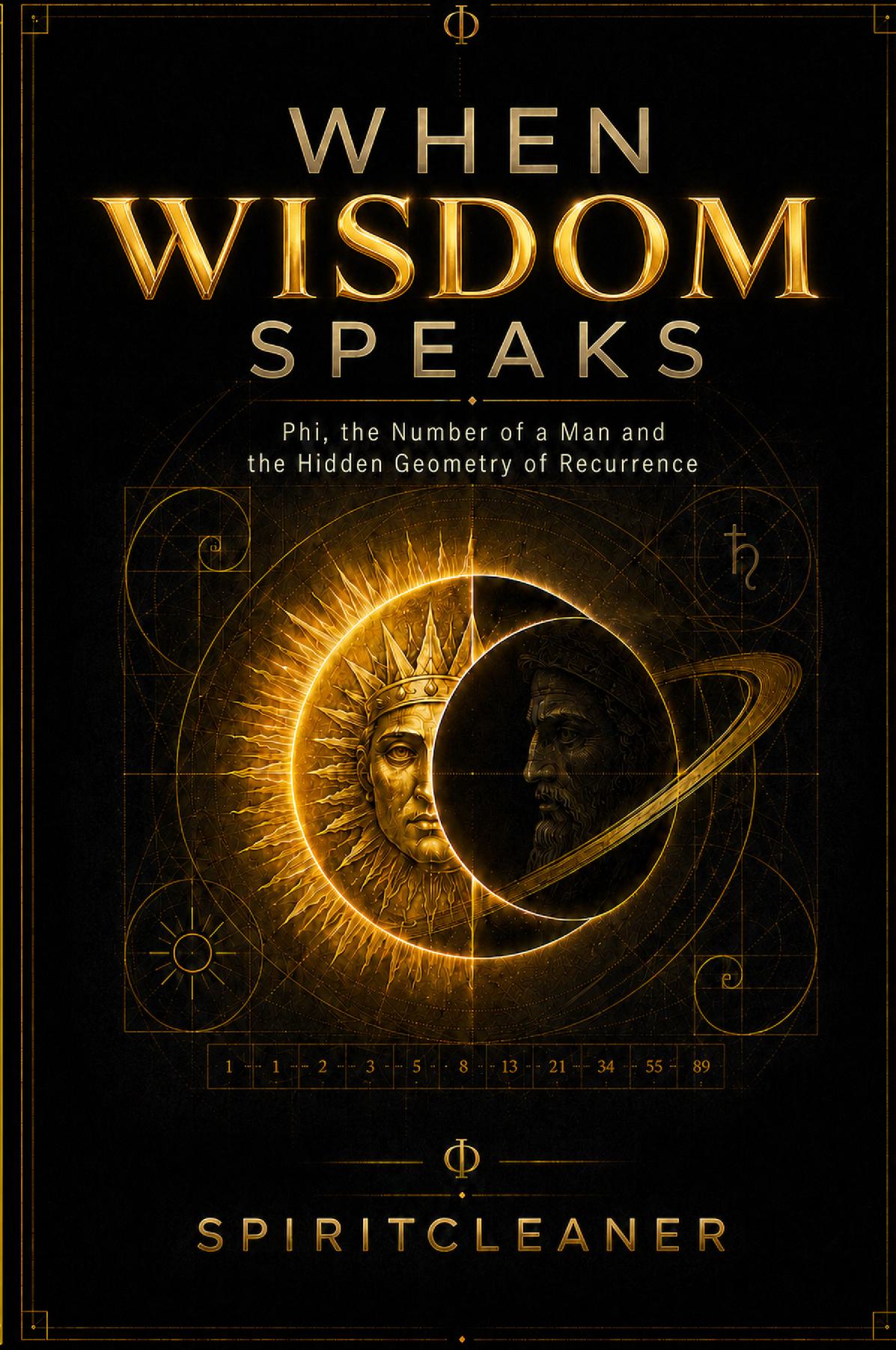 When Wisdom Speaks: Phi, the Number of a Man and the hidden geometry of recurrence