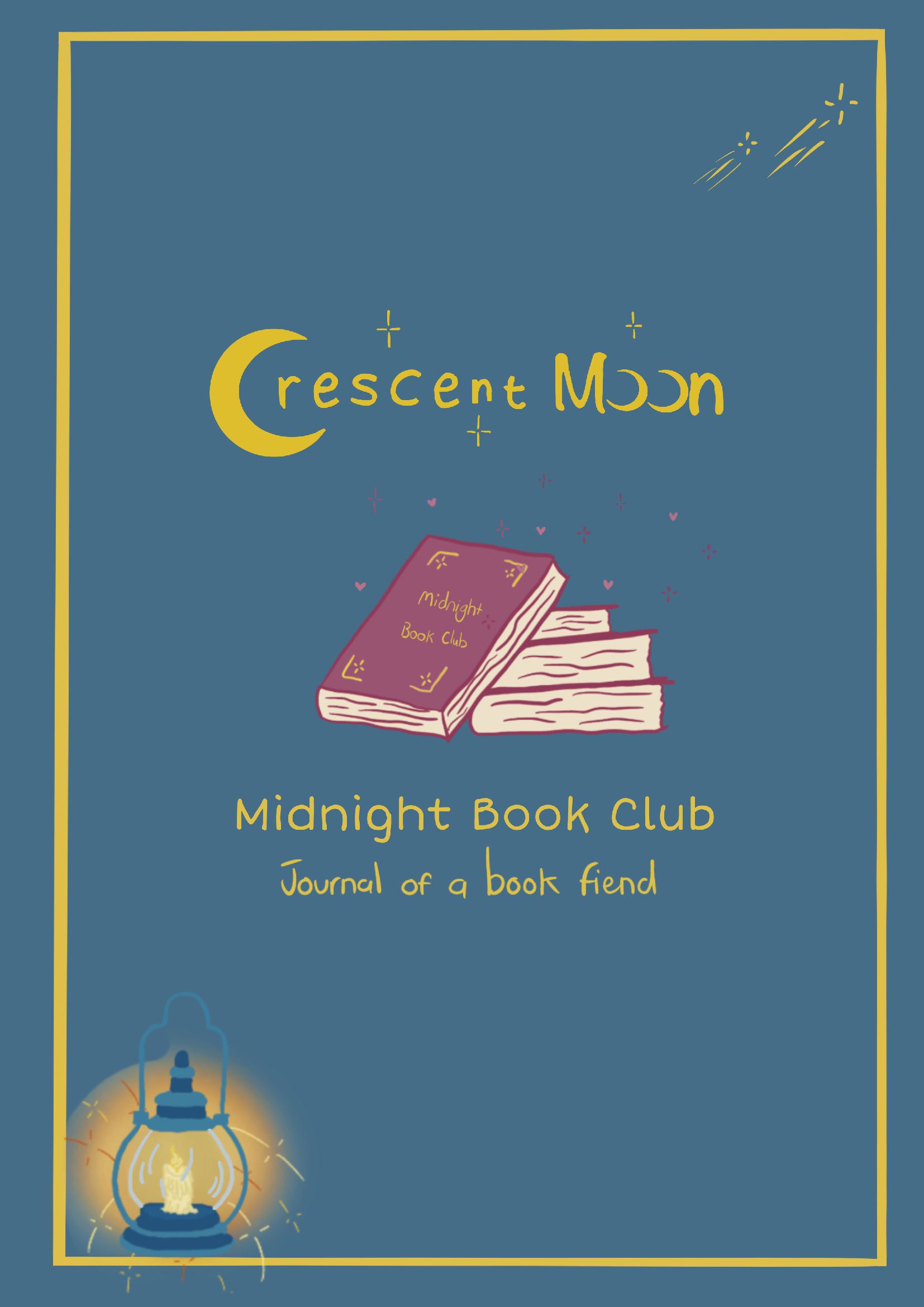 Midnight Book Club - Journal of a Book Fiend (Storm Blue)