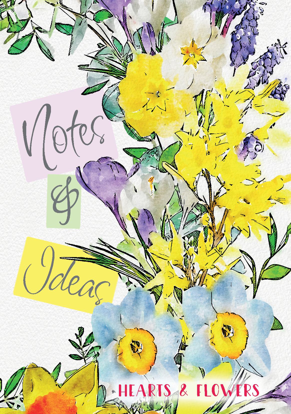 Hearts and Flowers : A Luxe Illustrated Notes & Ideas book - A Luxe Illustrated Notes & Ideas book