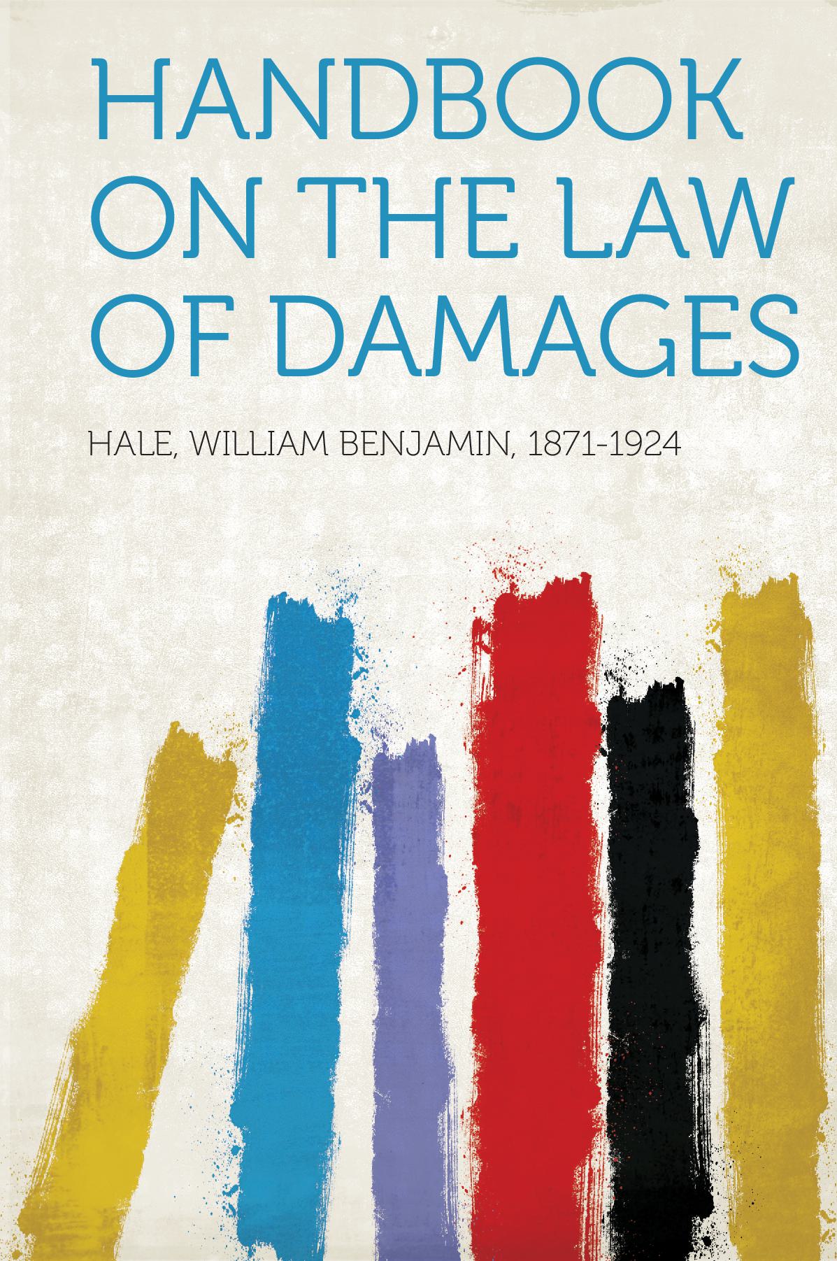 Handbook on the Law of Damages