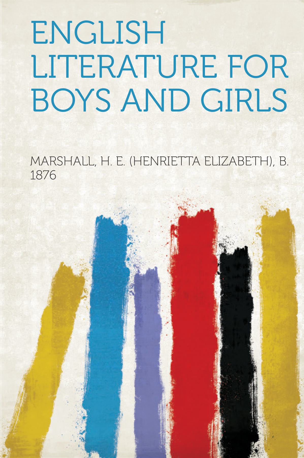 English Literature for Boys and Girls