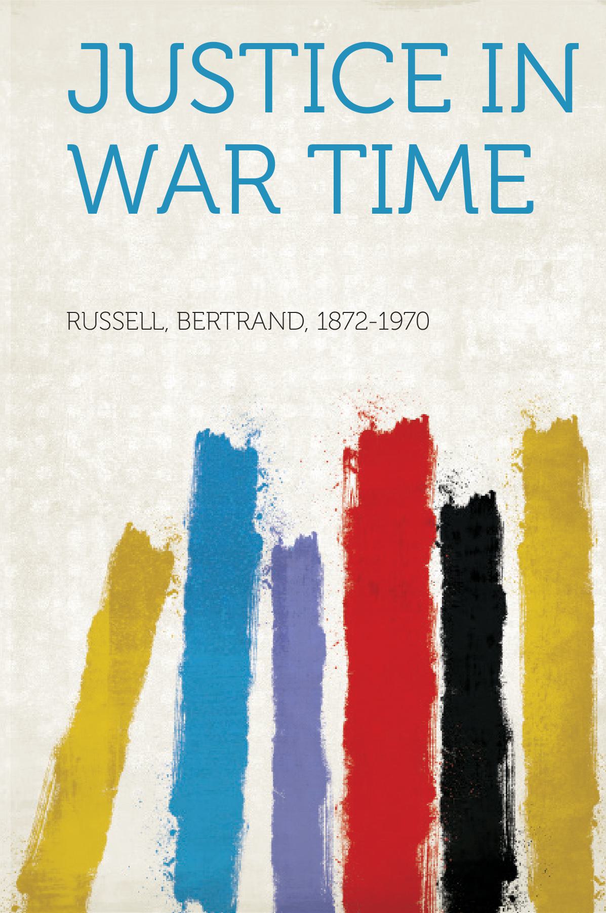 Justice in War Time