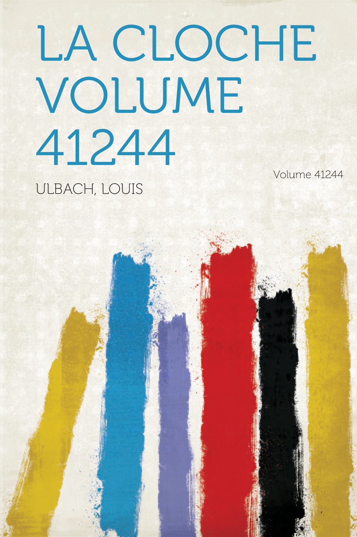 La Cloche Volume 41244