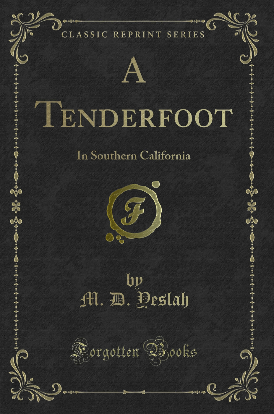 A Tenderfoot: In Southern California (Classic Reprint)