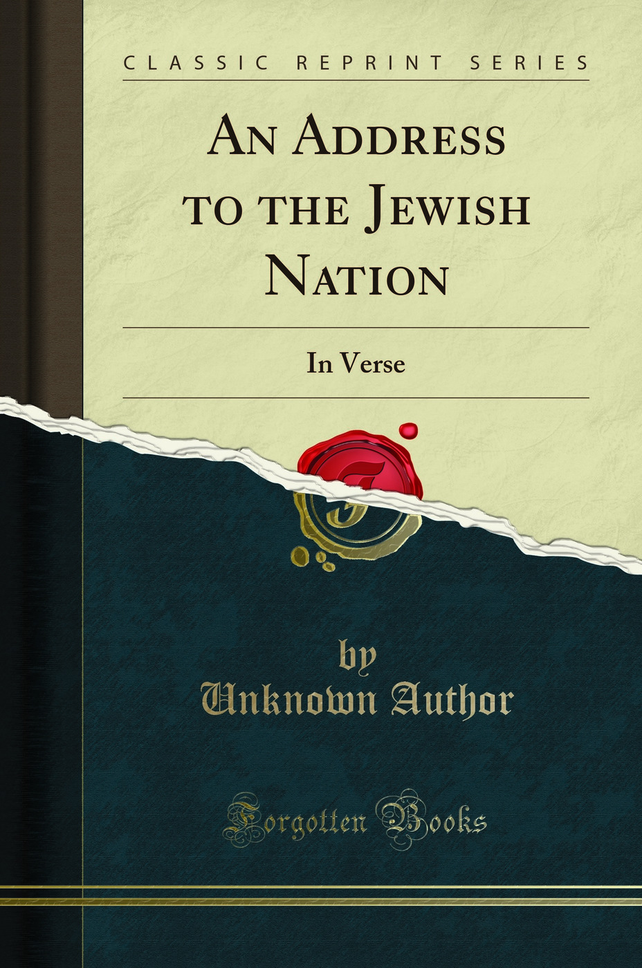 An Address to the Jewish Nation: In Verse (Classic Reprint)