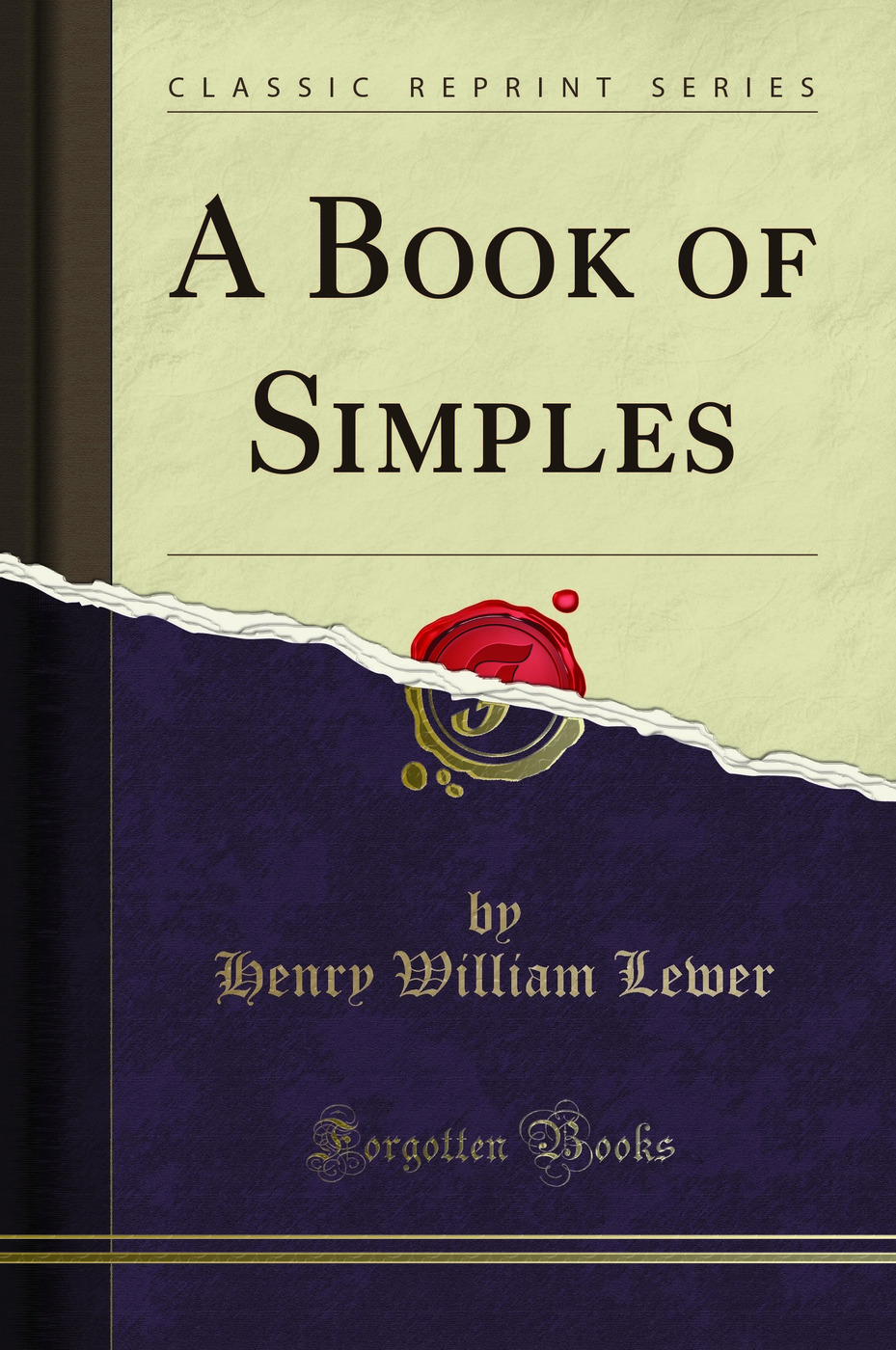 A Book of Simples (Classic Reprint)