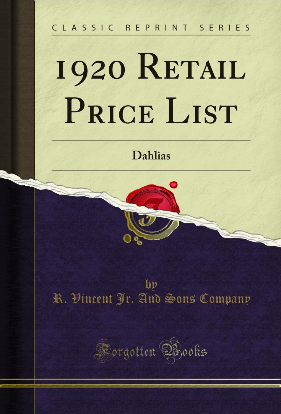 1920 Retail Price List: Dahlias (Classic Reprint)