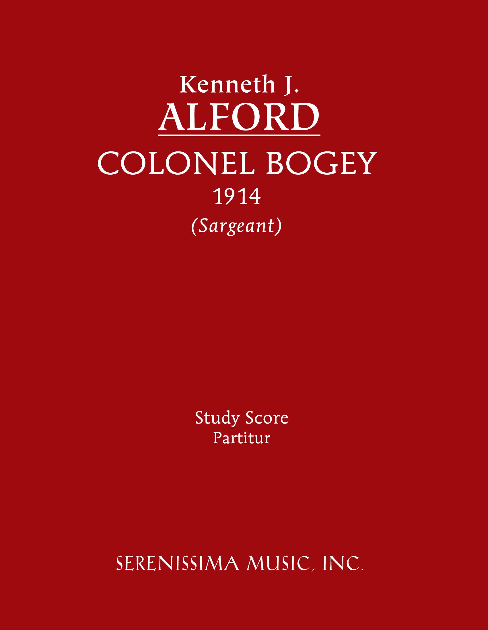 Colonel Bogey (Sargeant) - Study score
