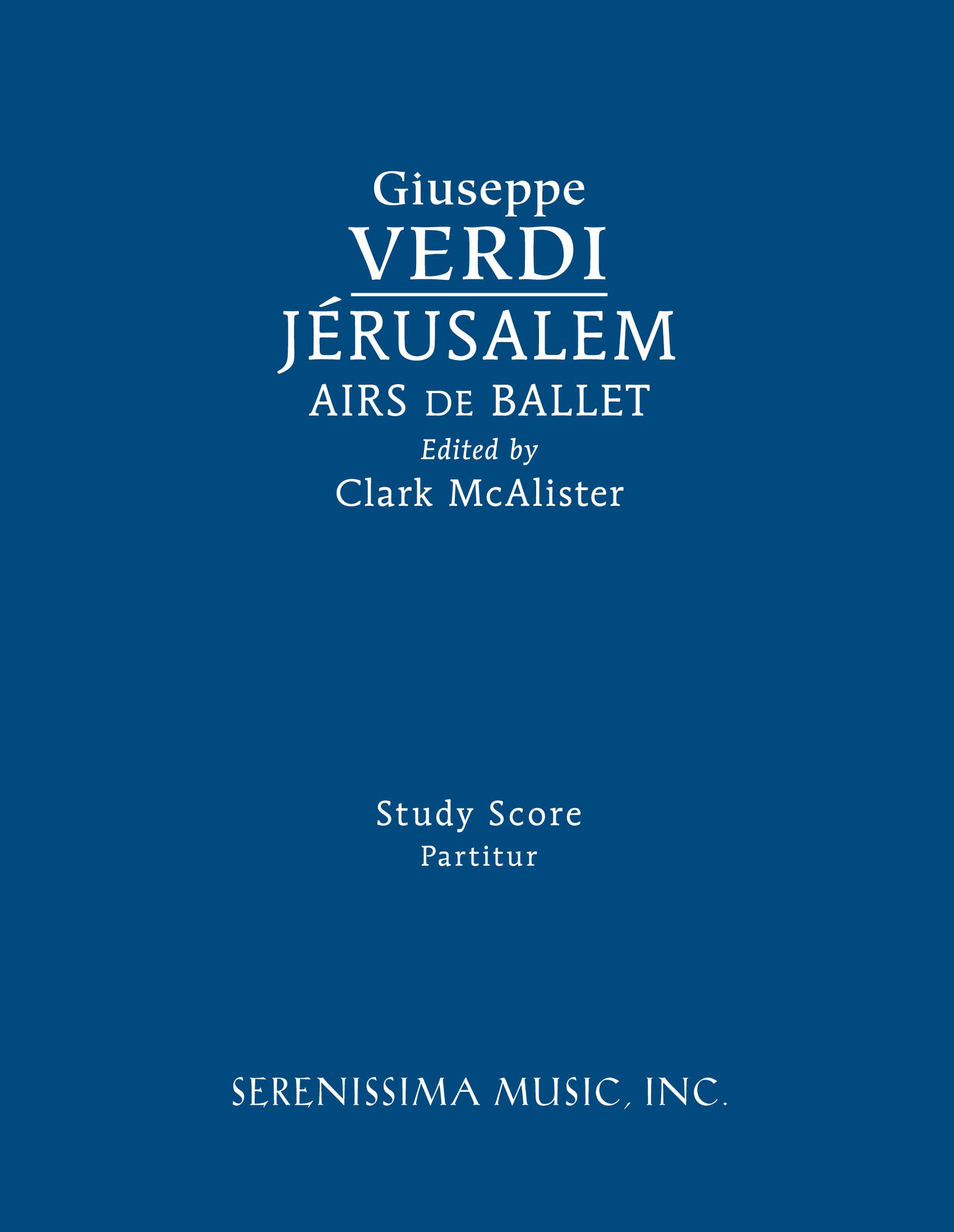 Jerusalem, Airs de Ballet (McAlister)