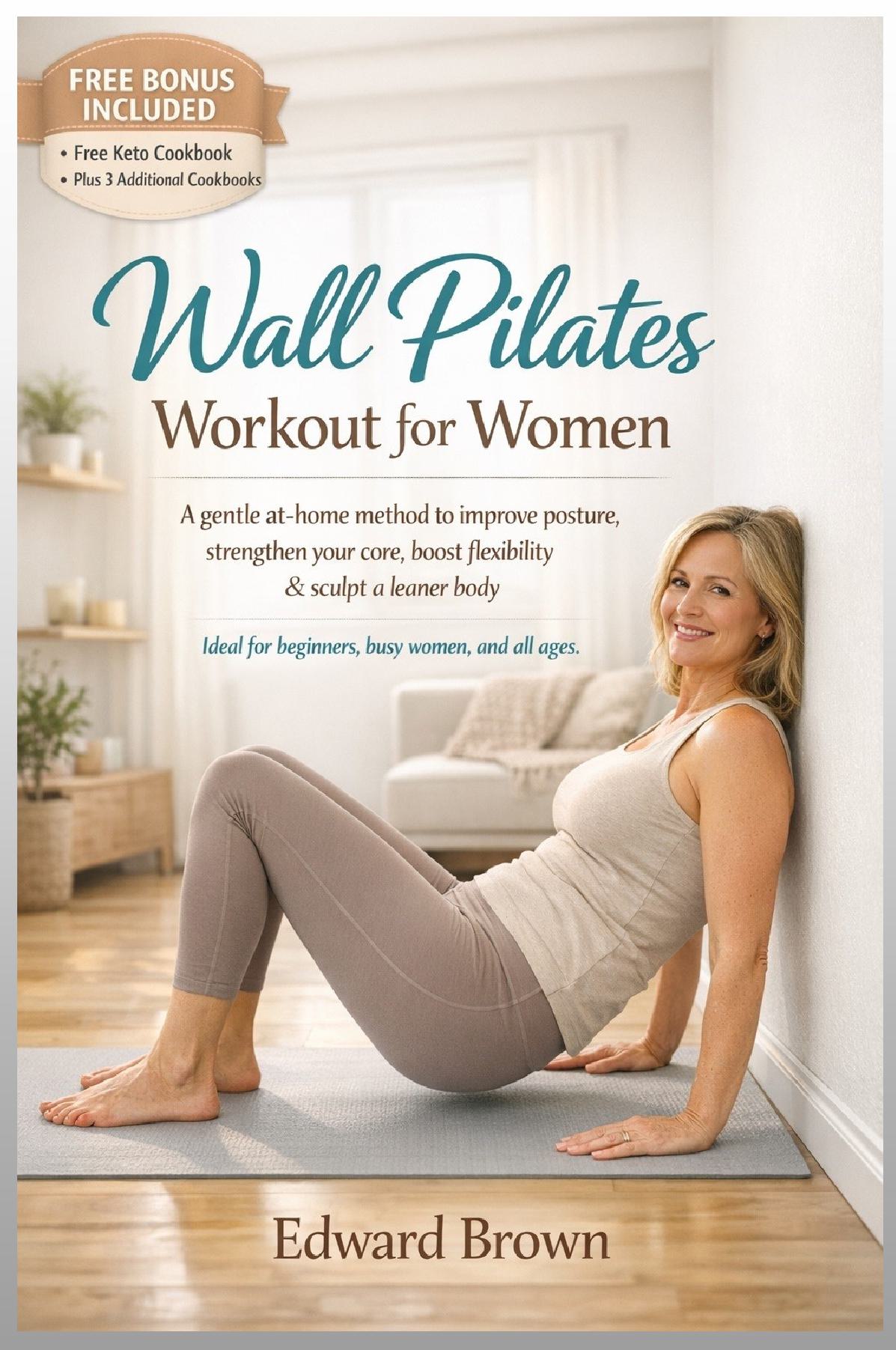 Wall Pilate Workout for Women: A Gentle at-Home Method to Improve Posture, Strengthen Your Core, Boost Flexibility & Sculpt a Leaner Body Ideal for Beginners, Busy Women, and All Ages