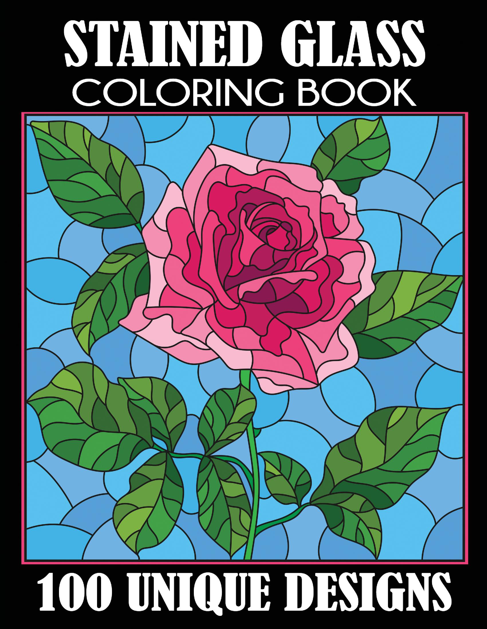 Stained Glass Coloring Book