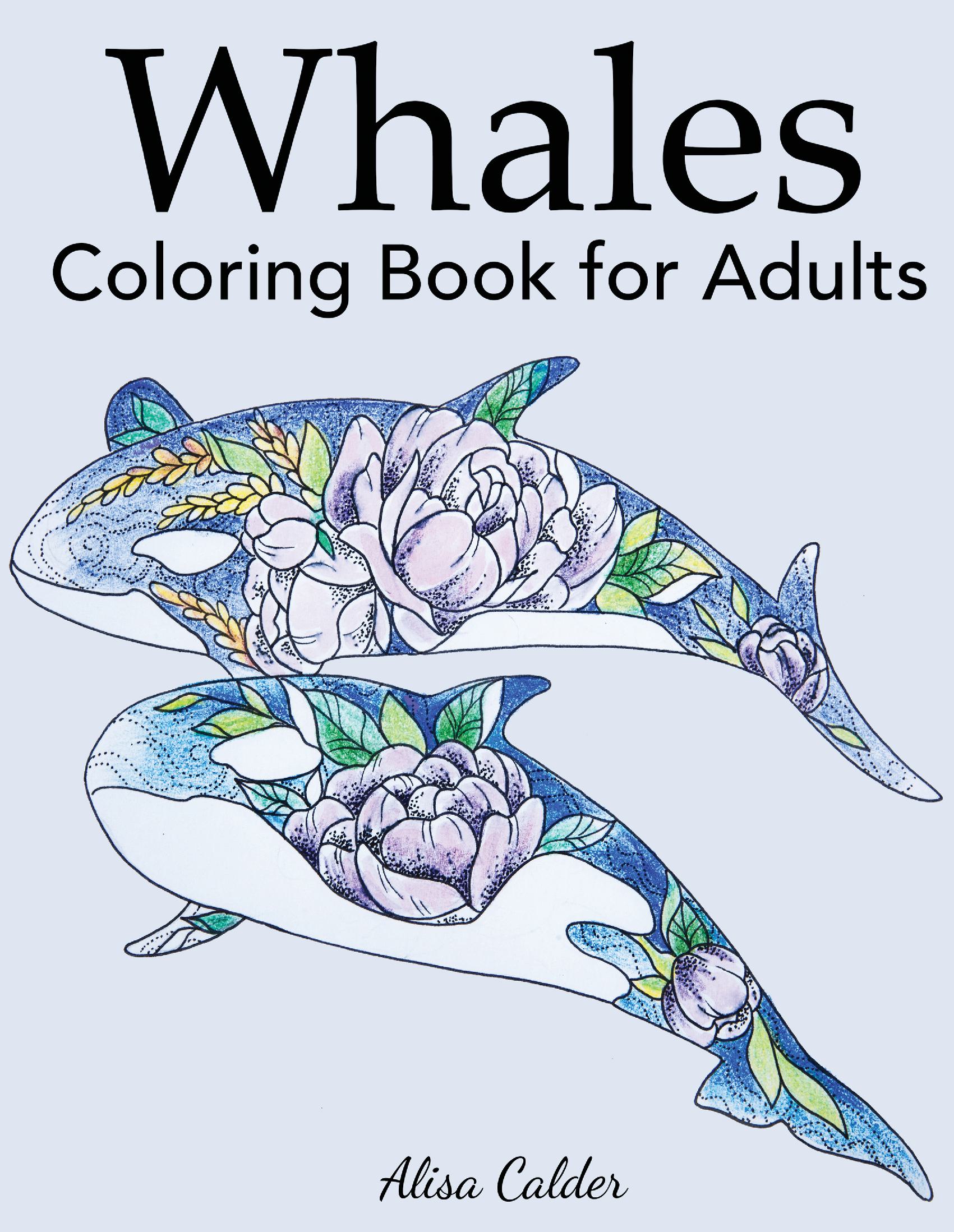 Whale Coloring Book for Adults