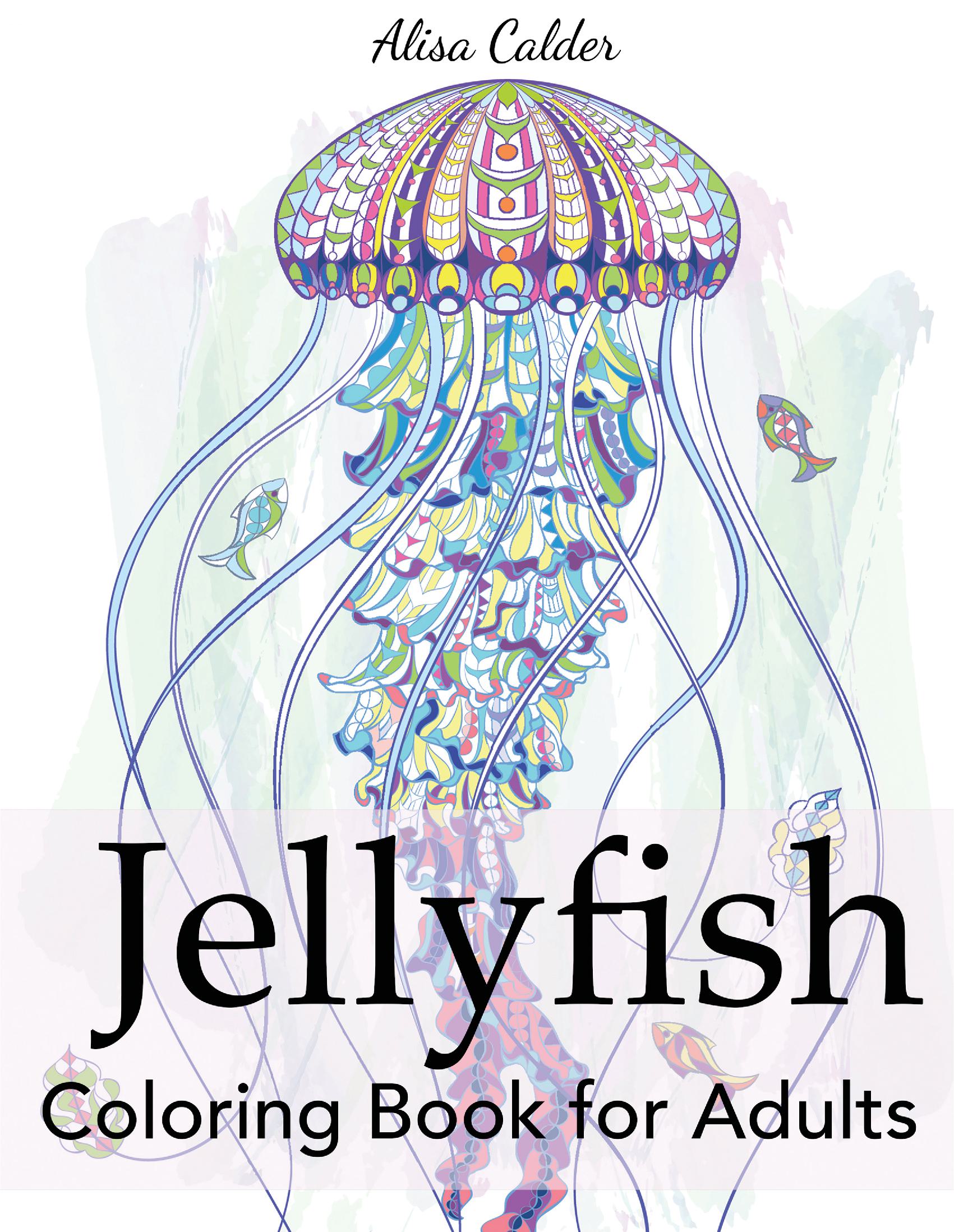 Jellyfish Coloring Book for Adults