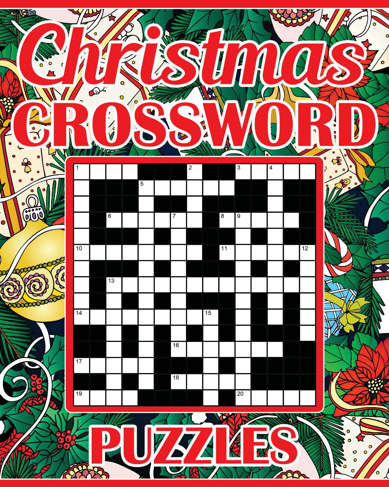 Christmas Crossword Puzzles: Fun Holiday-Themed Puzzle Book