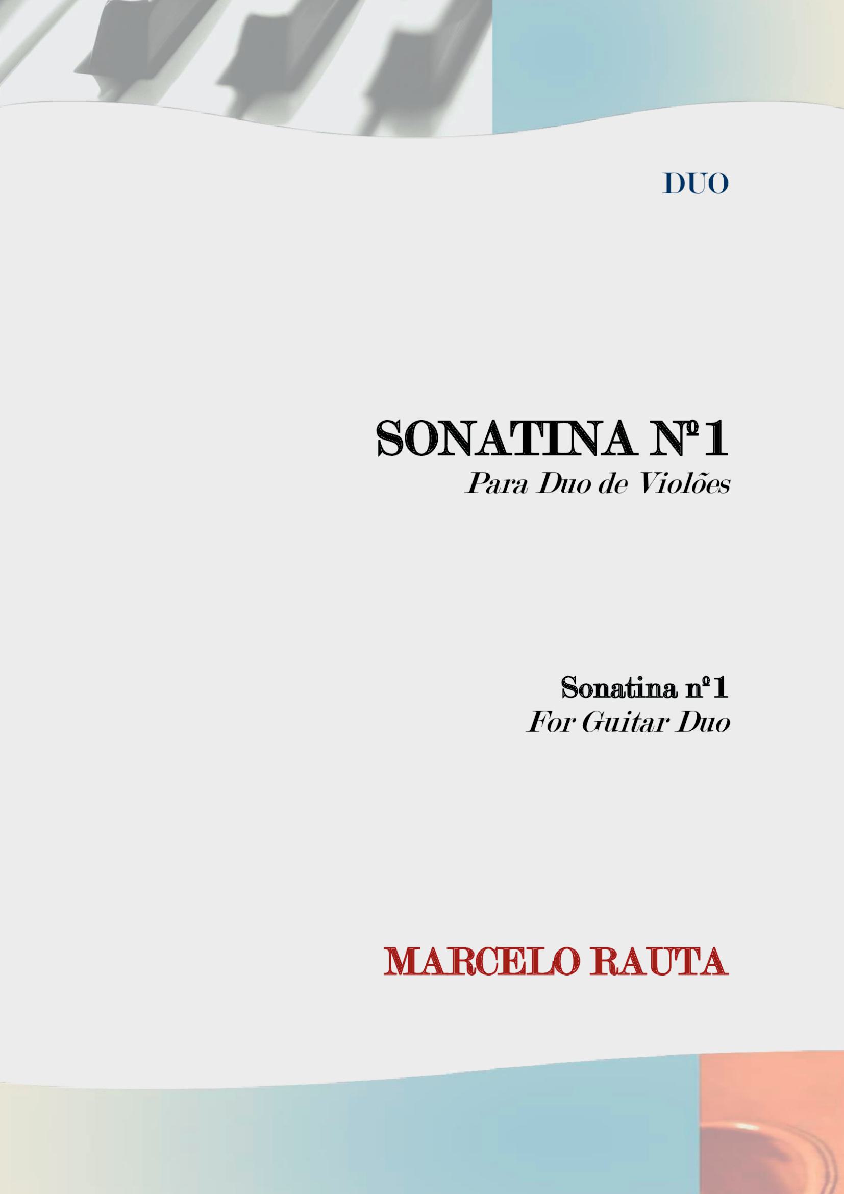 Sonatina Nº1 Para Duo De Violões