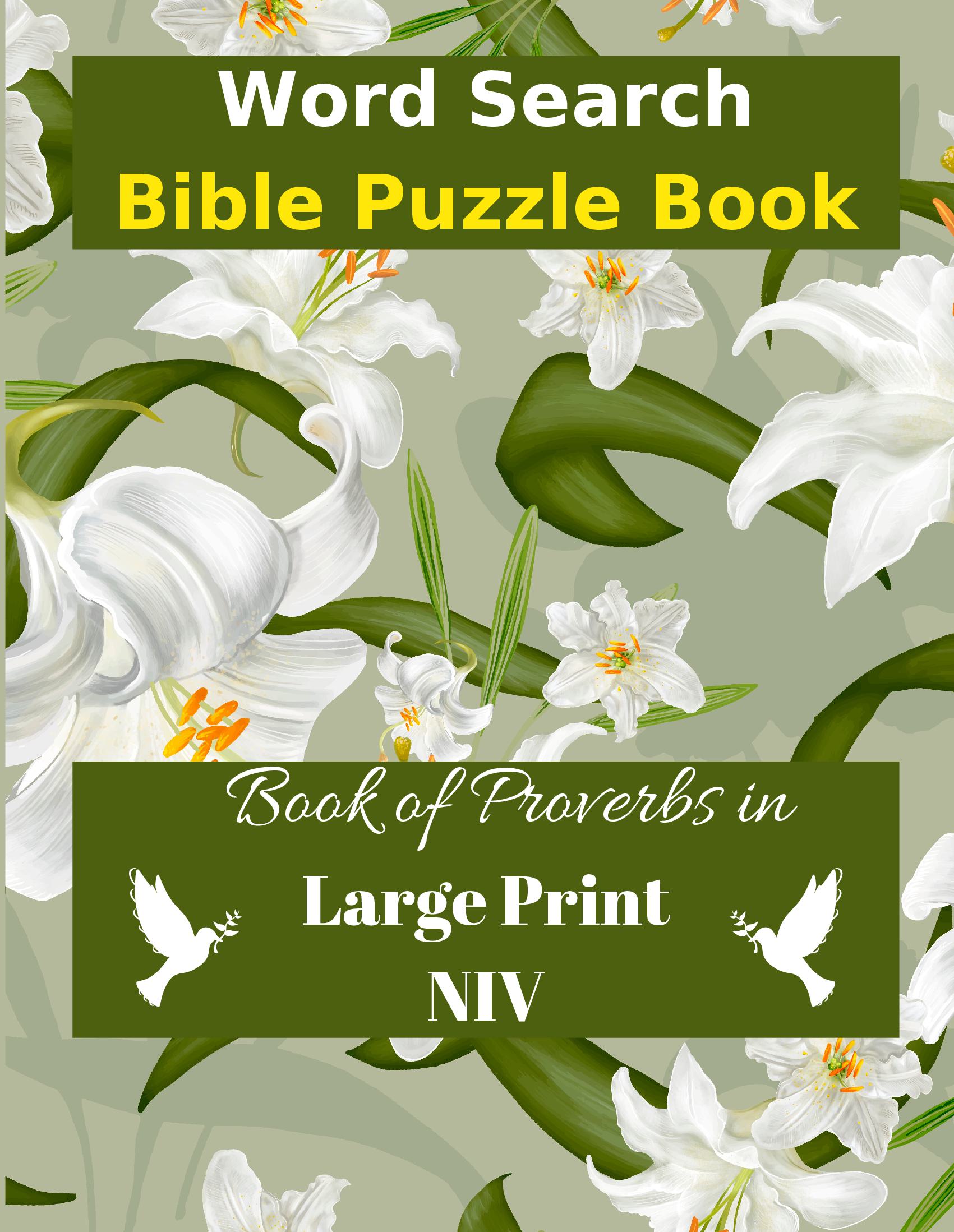 Word Search Bible Puzzle