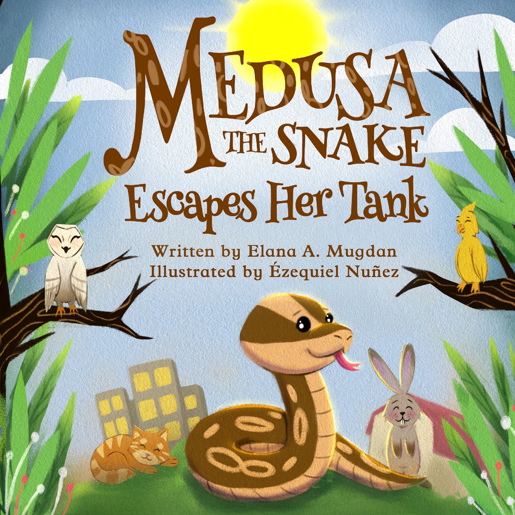 Medusa the Snake Escapes Her Tank